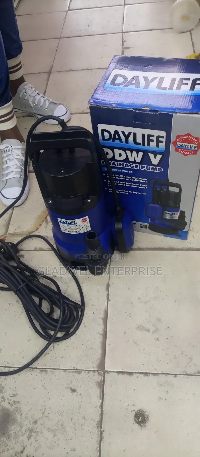 Original Dayliff Submassible Drainage Pump 1hp