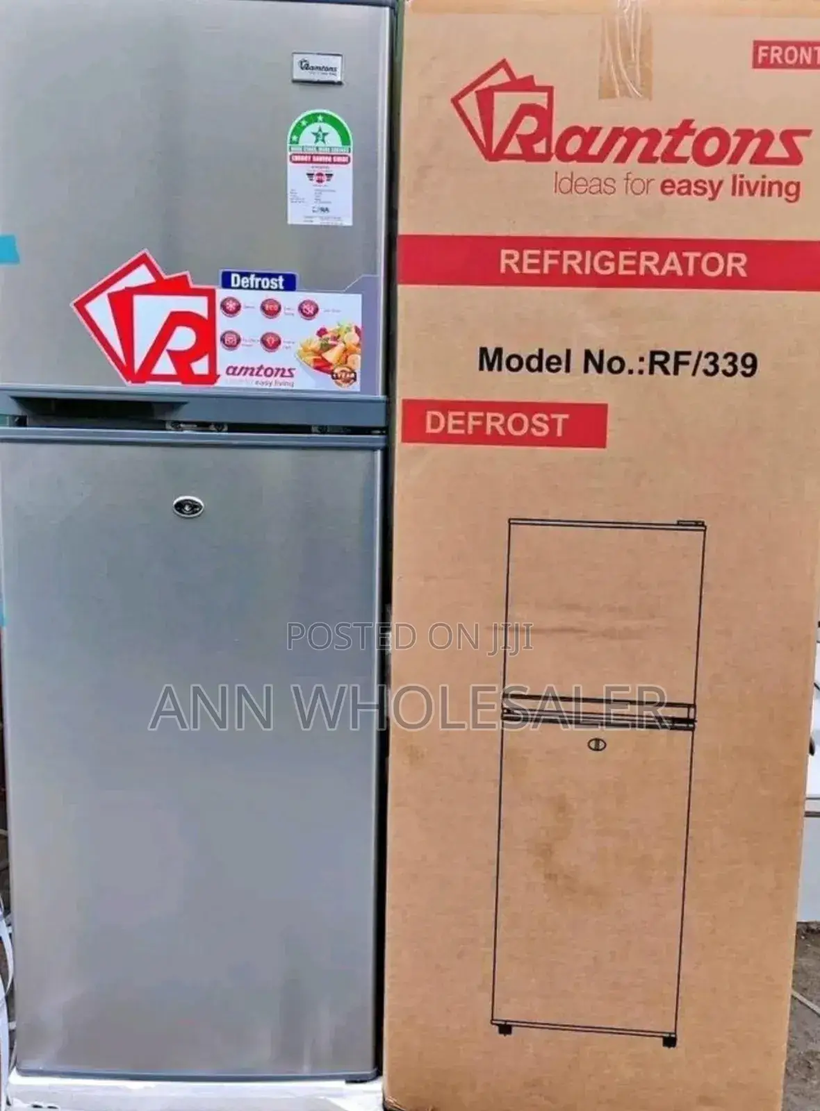 138litre Fridge Double Door Ramton