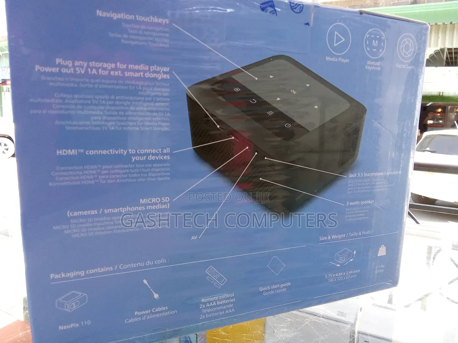PHILIPS Neopix 110 Dualband Wireless Projector