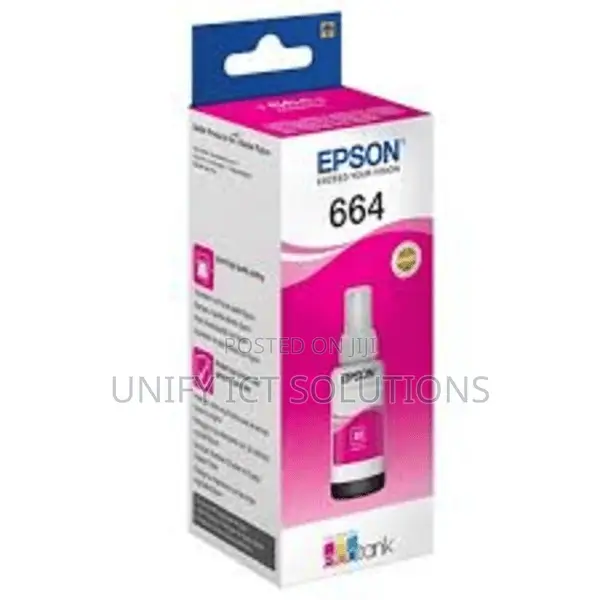 Epson T6643 Magenta Ink Bottle 70ML