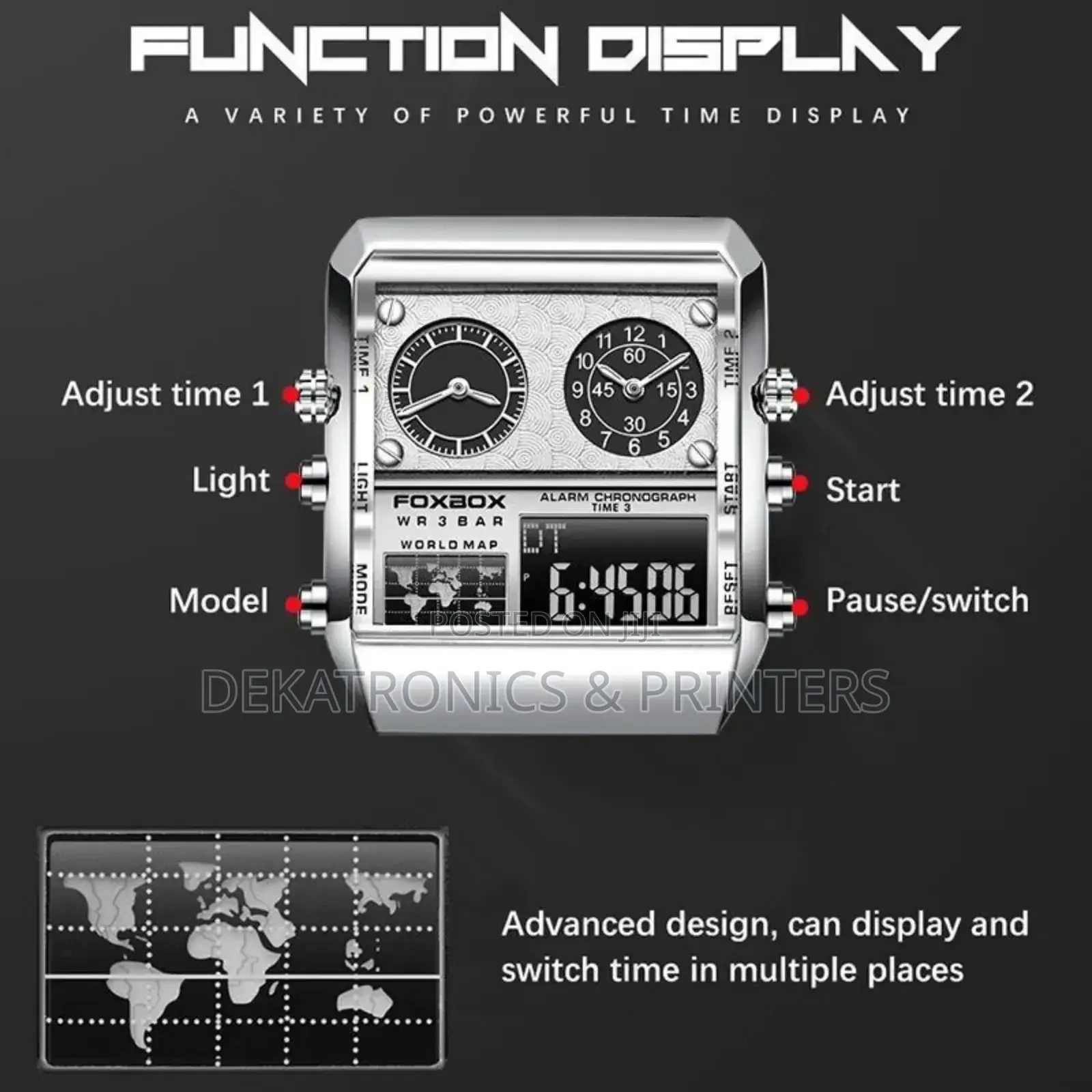 Foxbox Dual Display Watch
