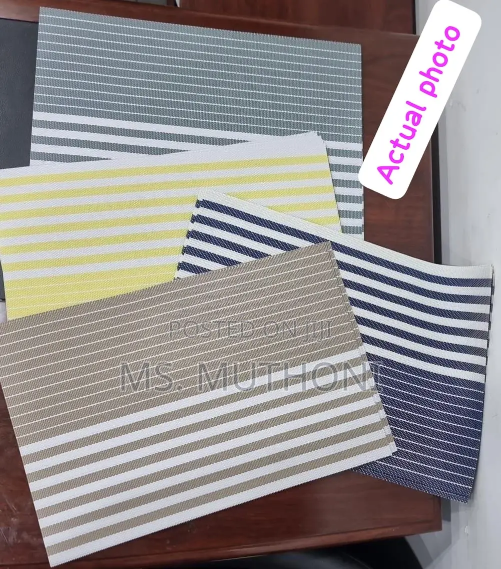 6 Woven PVC Table Mat