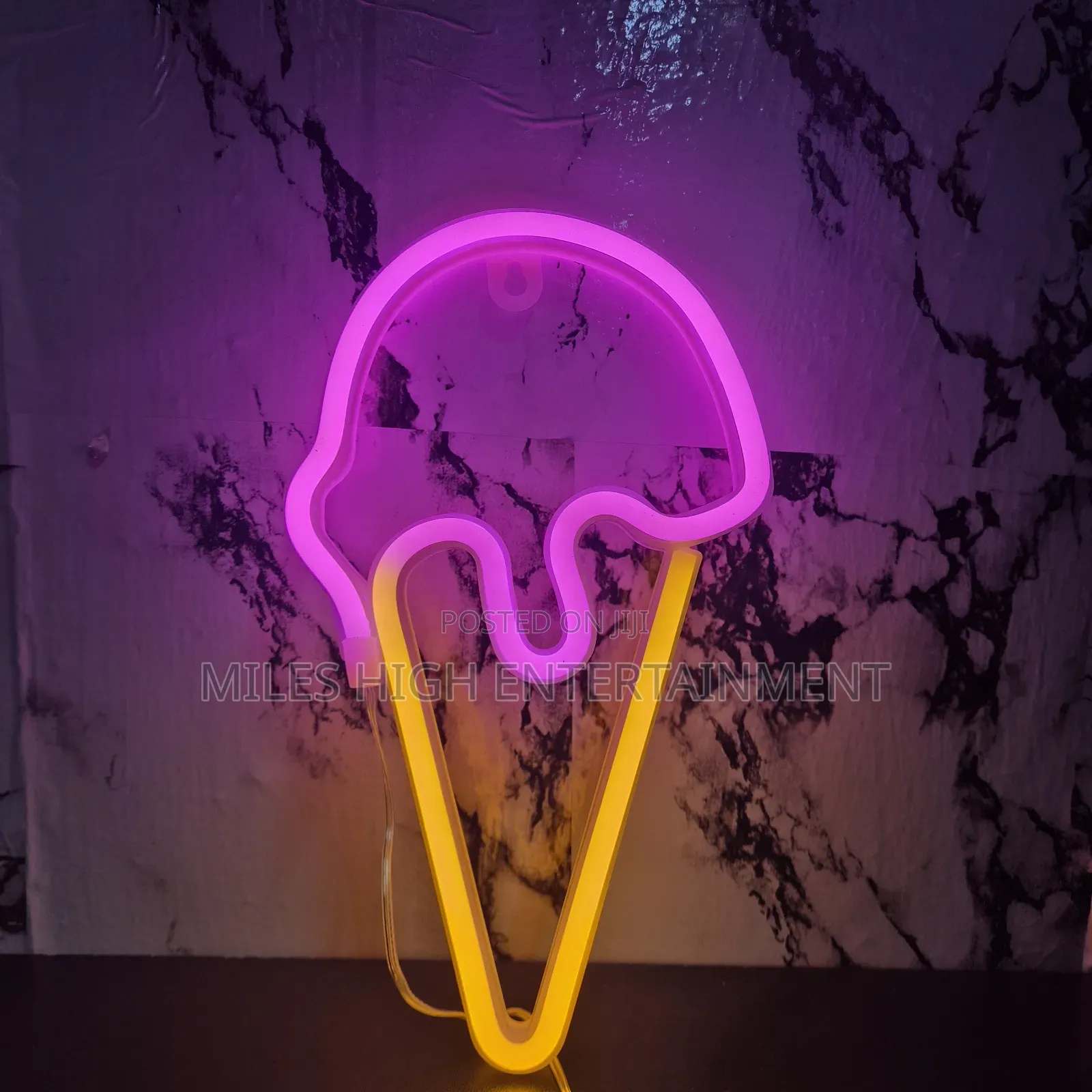 Ice Cream Neon Light Decoration