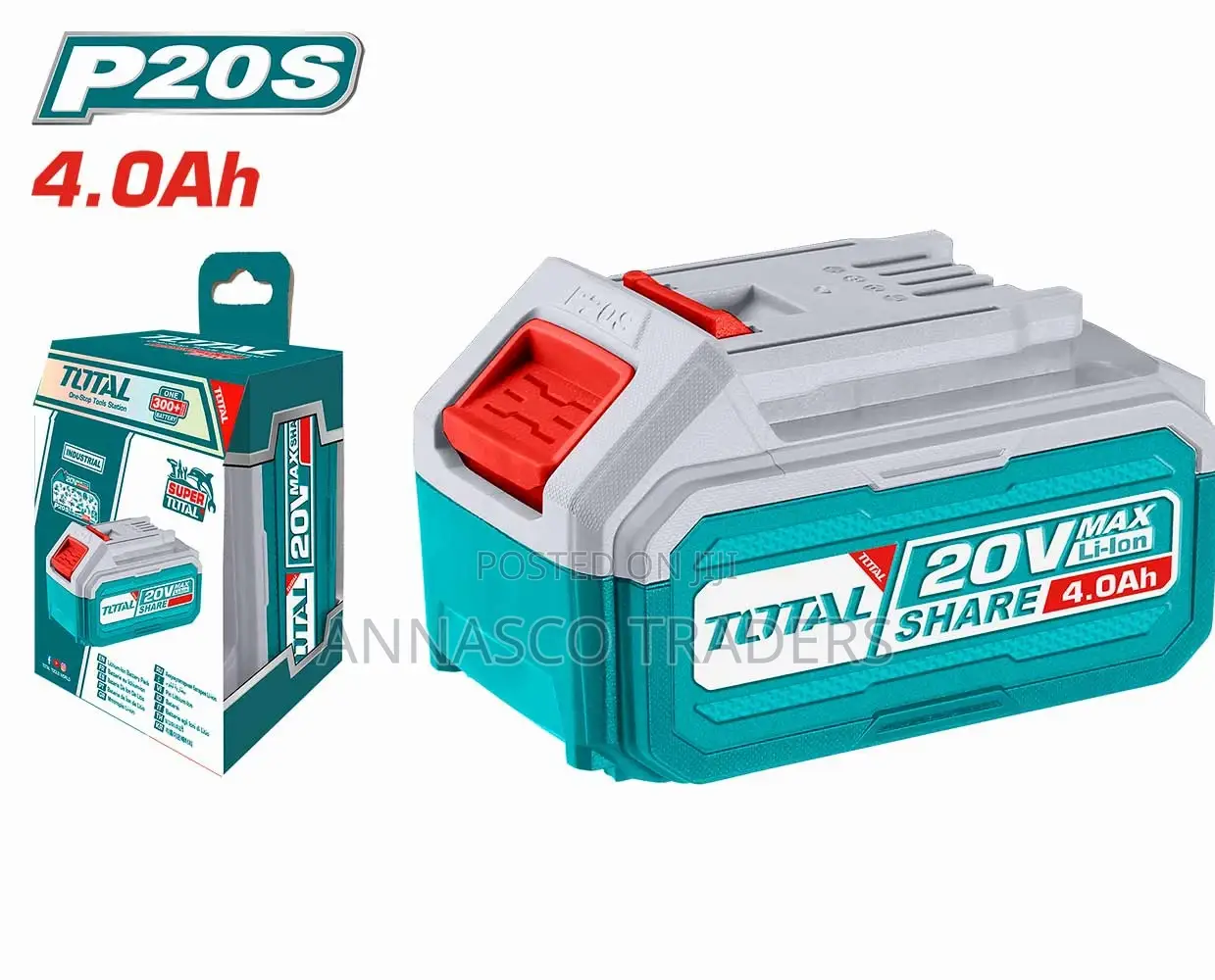 Quality Total TFBLI20021 Lithium-ion Batterypack 4.0ah