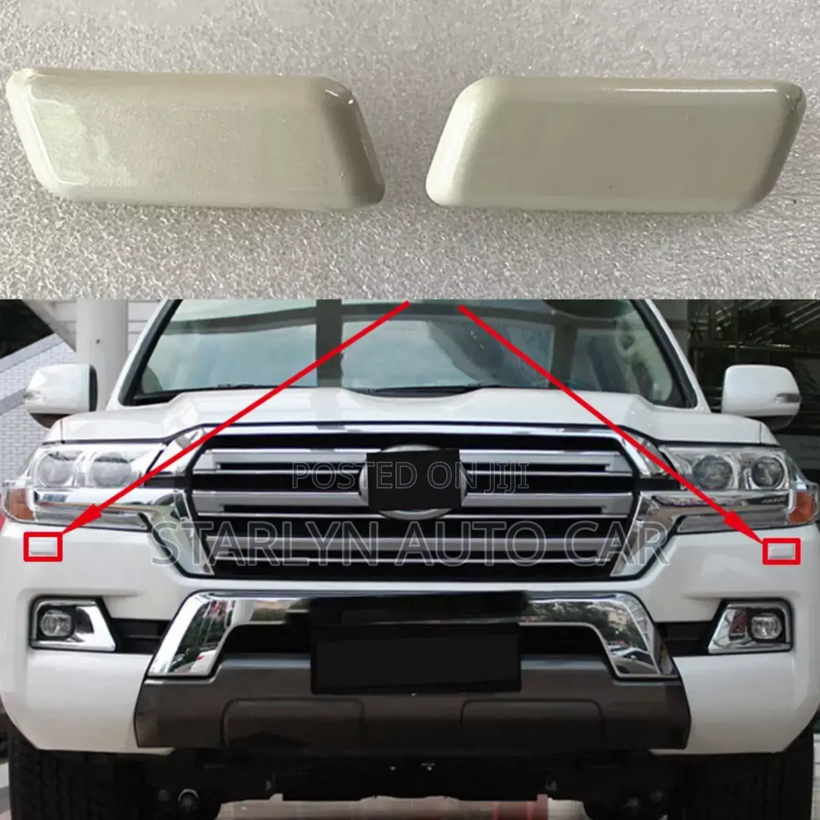 Headlights Washer Jet Cover Landcruiser V8 200