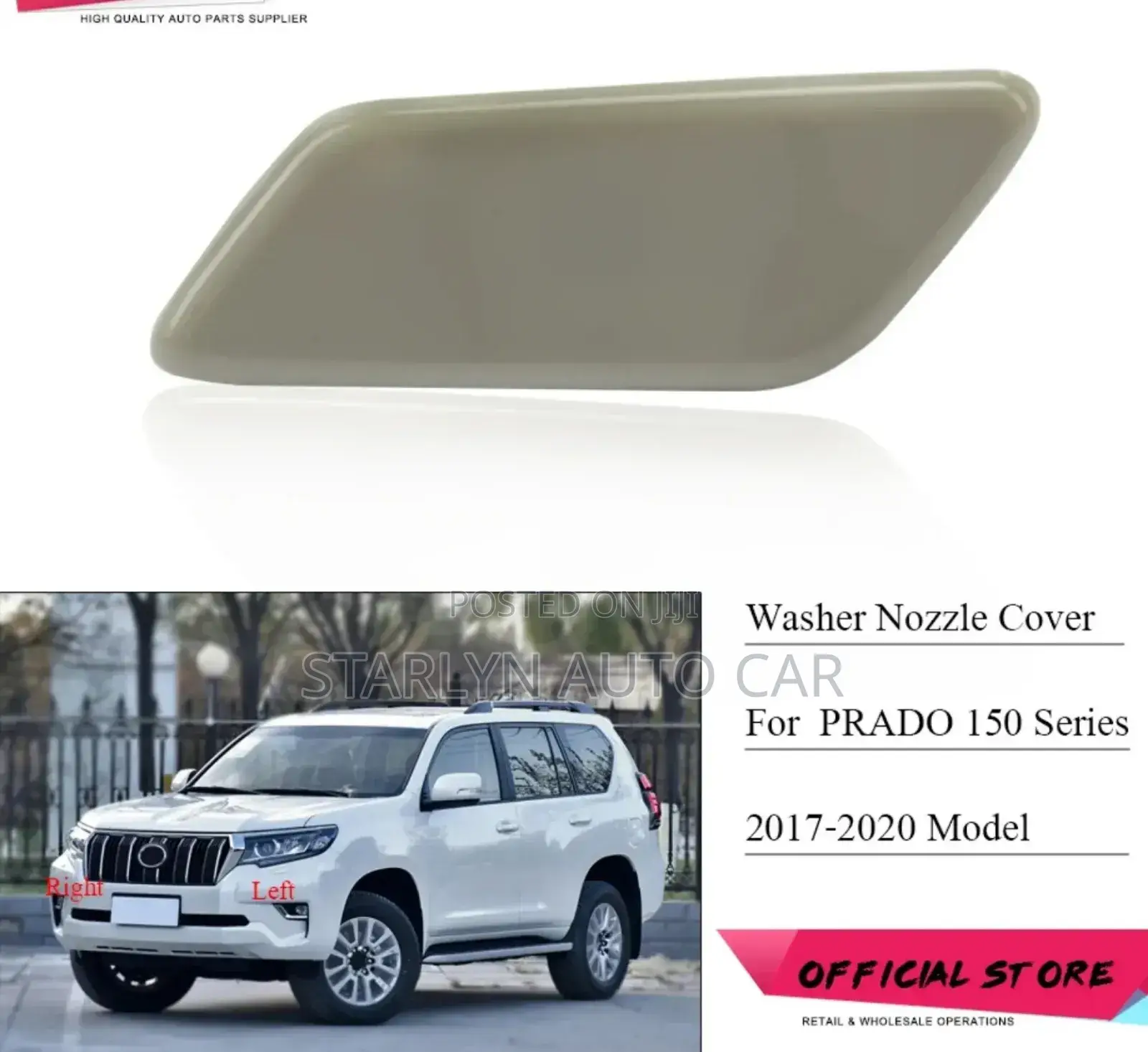 Headlights Washer Jet Cover Prado Fj150
