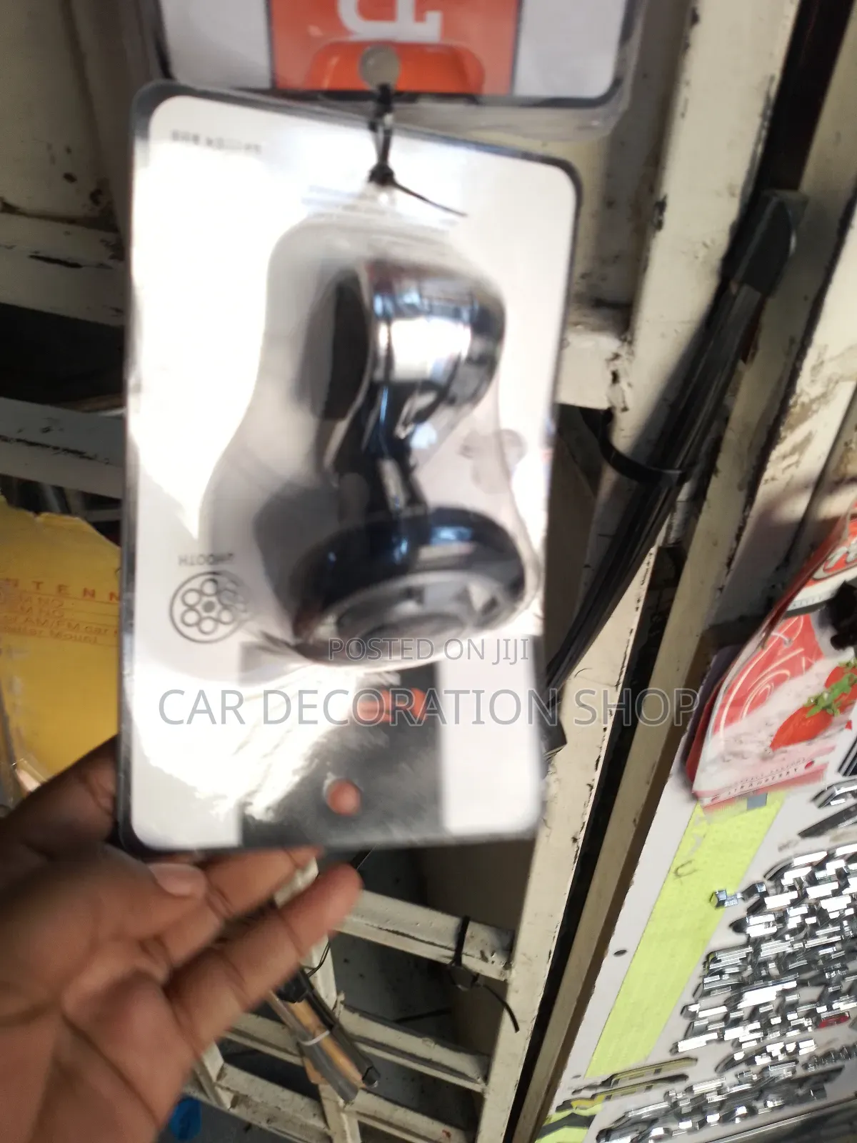 Universal Black Spinner Steering Wheel Knob
