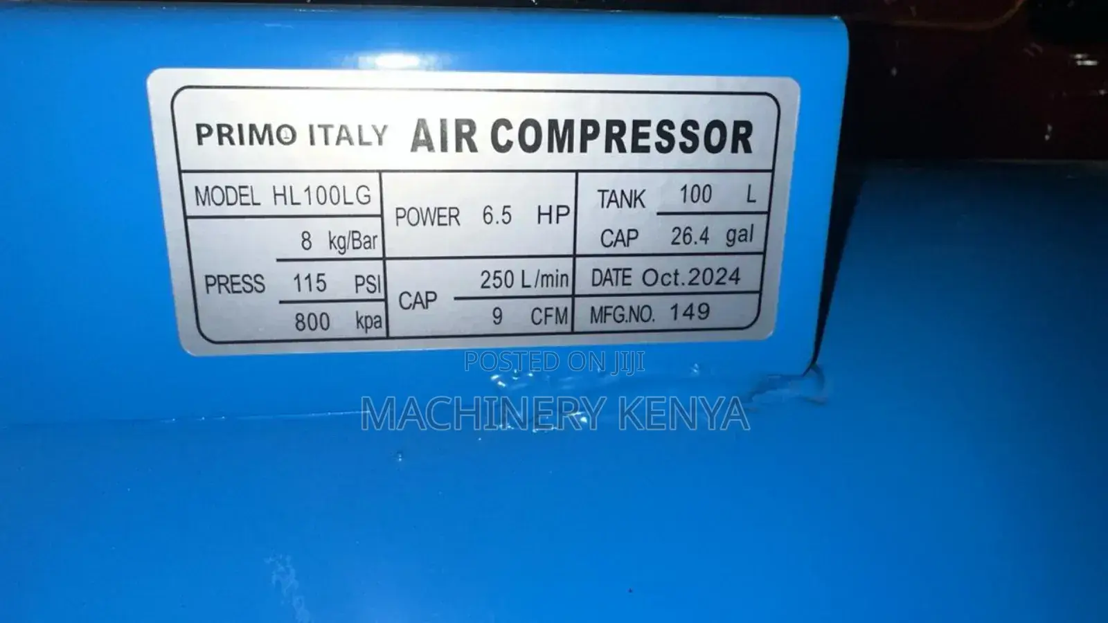 100l Petrol Powered /Engine Air Compressor