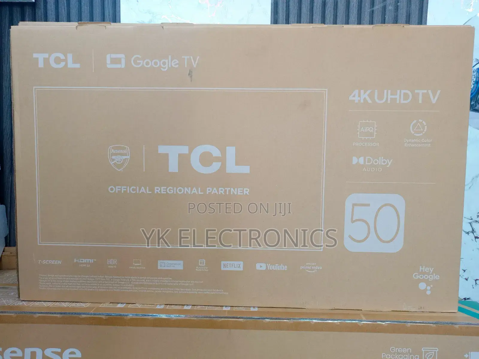 TCL 50p635 50 Inch Smart Tv HDR 10 Google Tv Frameless