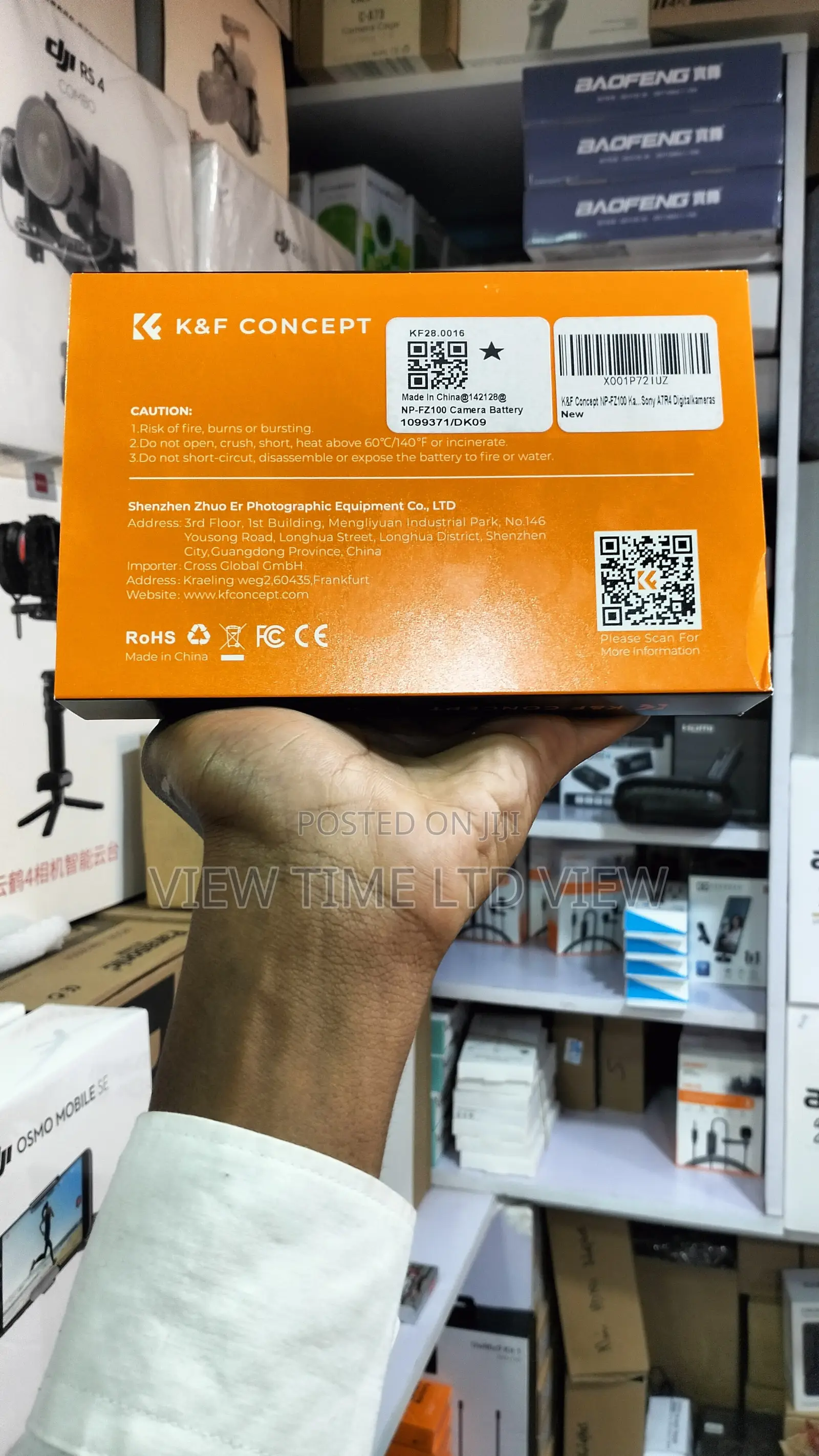 K F Sony Np Fz100 2battery and K F Sony Np Fz100 Charger Set