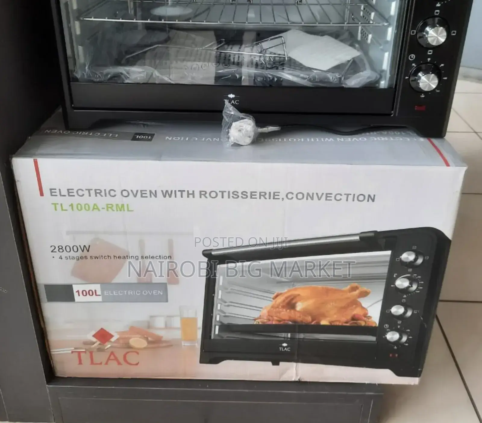 Tlac 100L Electric Oven Conventional 2800W T/L-C