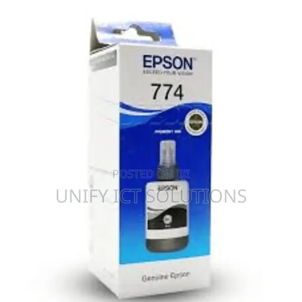 Epson T774 Black Ink Bottle - 140ml (C13T77414A)