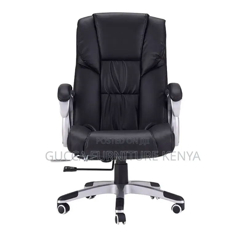 Office Chairs: Adjustable Seat Height Leather Executive Seat