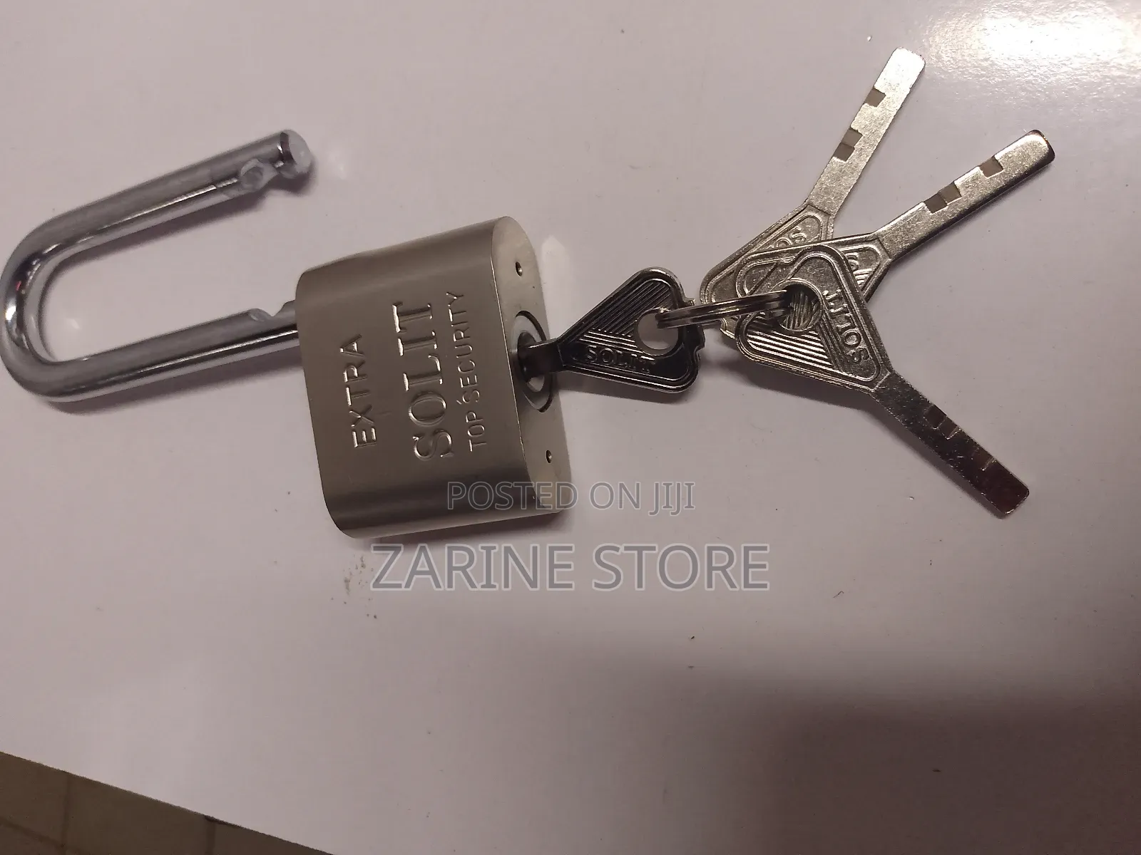 Solit Long Neck Padlock 50mm 4 Keys Anti-Rust