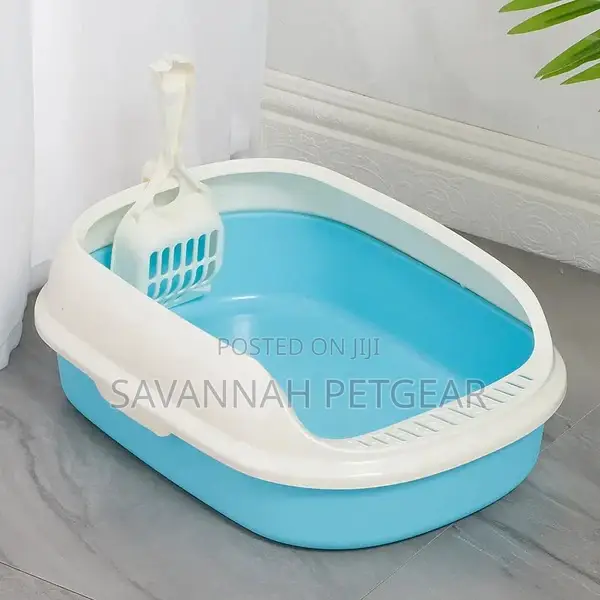 Plastic Classical Anti-Crack Cat Toilet Cat Litter Box
