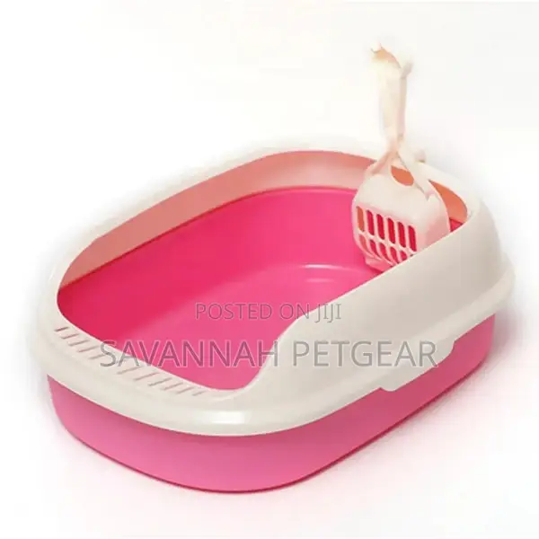 Plastic Classical Anti-Crack Cat Toilet Cat Litter Box