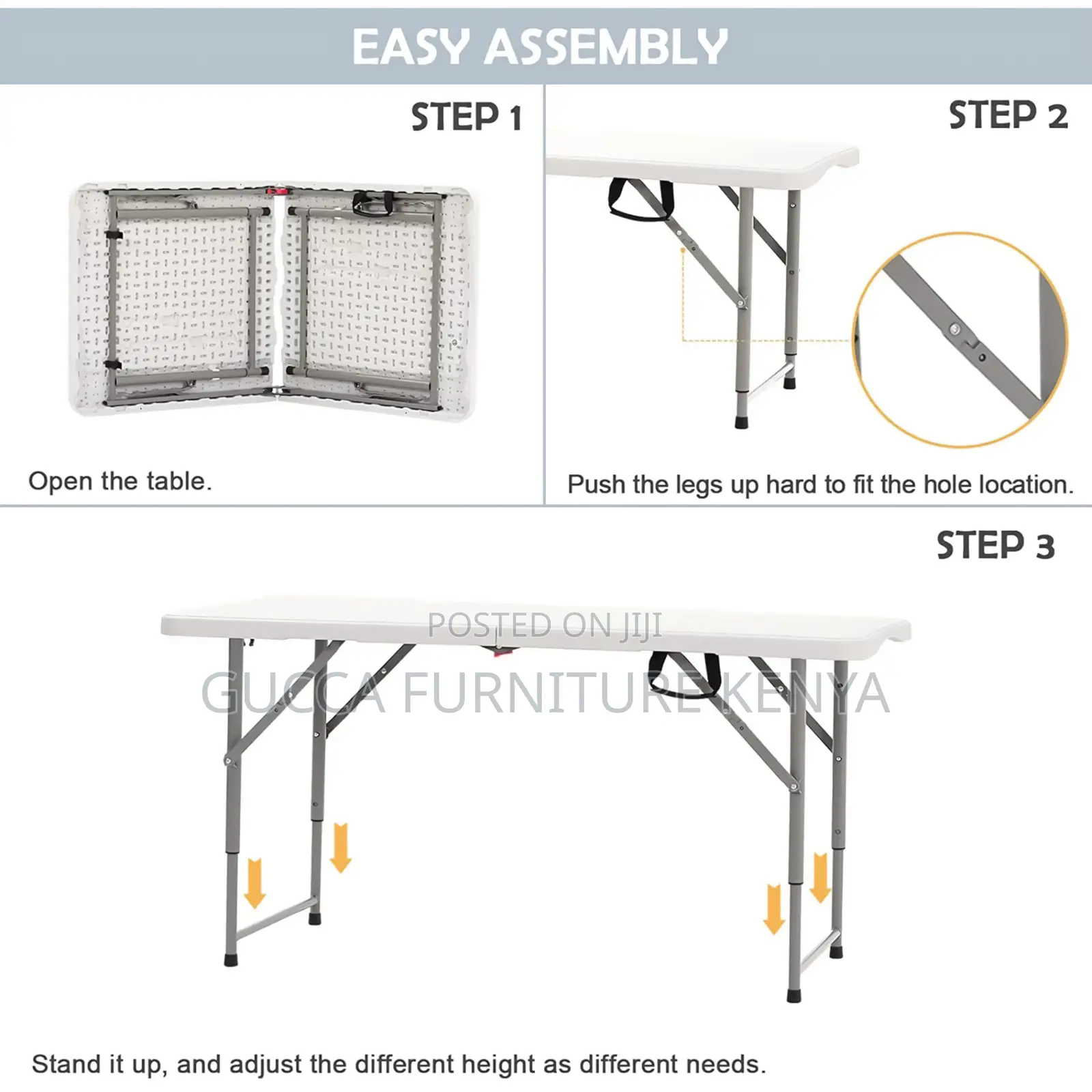 Dining Tables: Heavy-Duty Plastic Portable Picnic Table