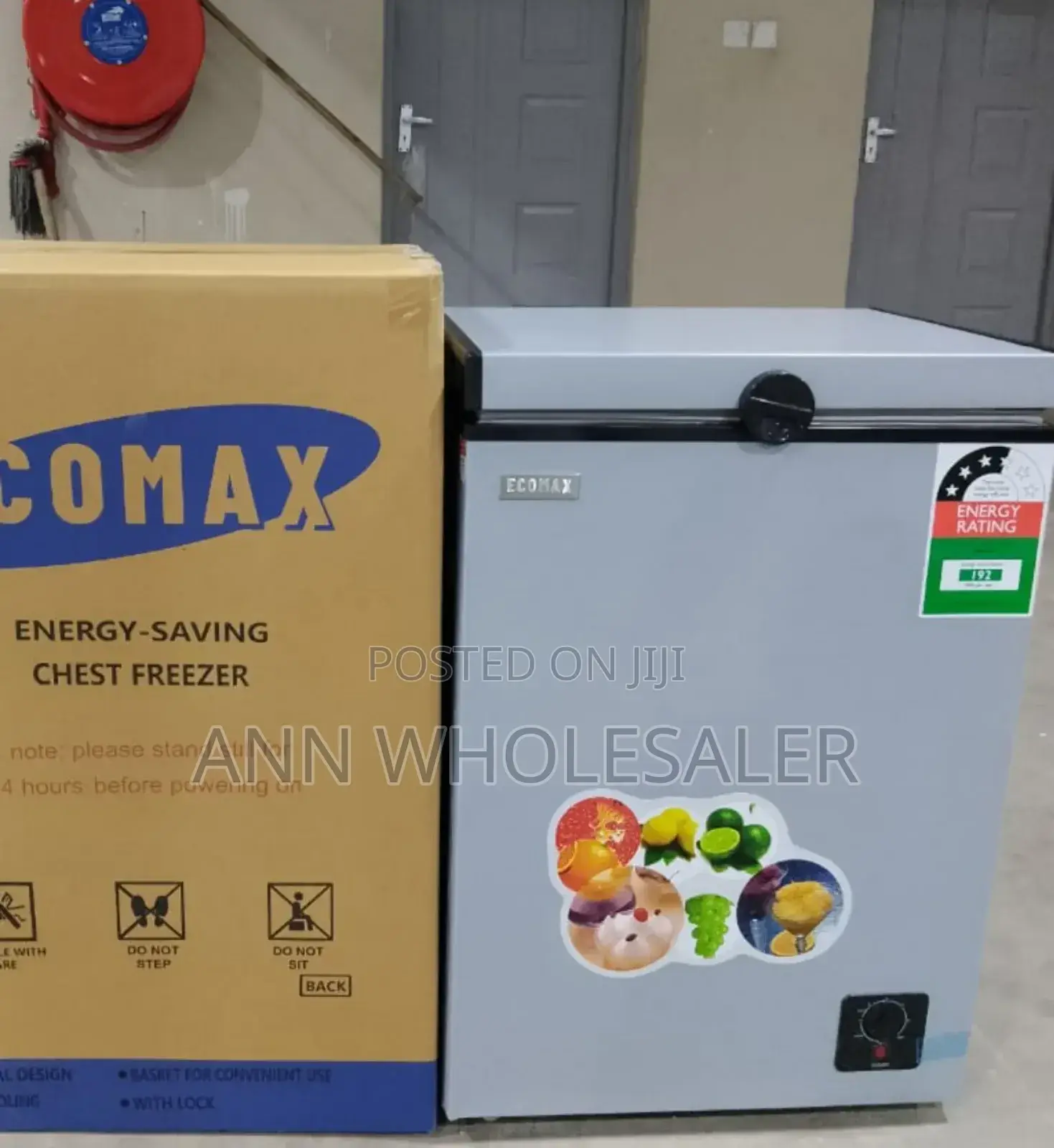 Silver Ecomax 109 Litres Deep Freezer E/109-Dl