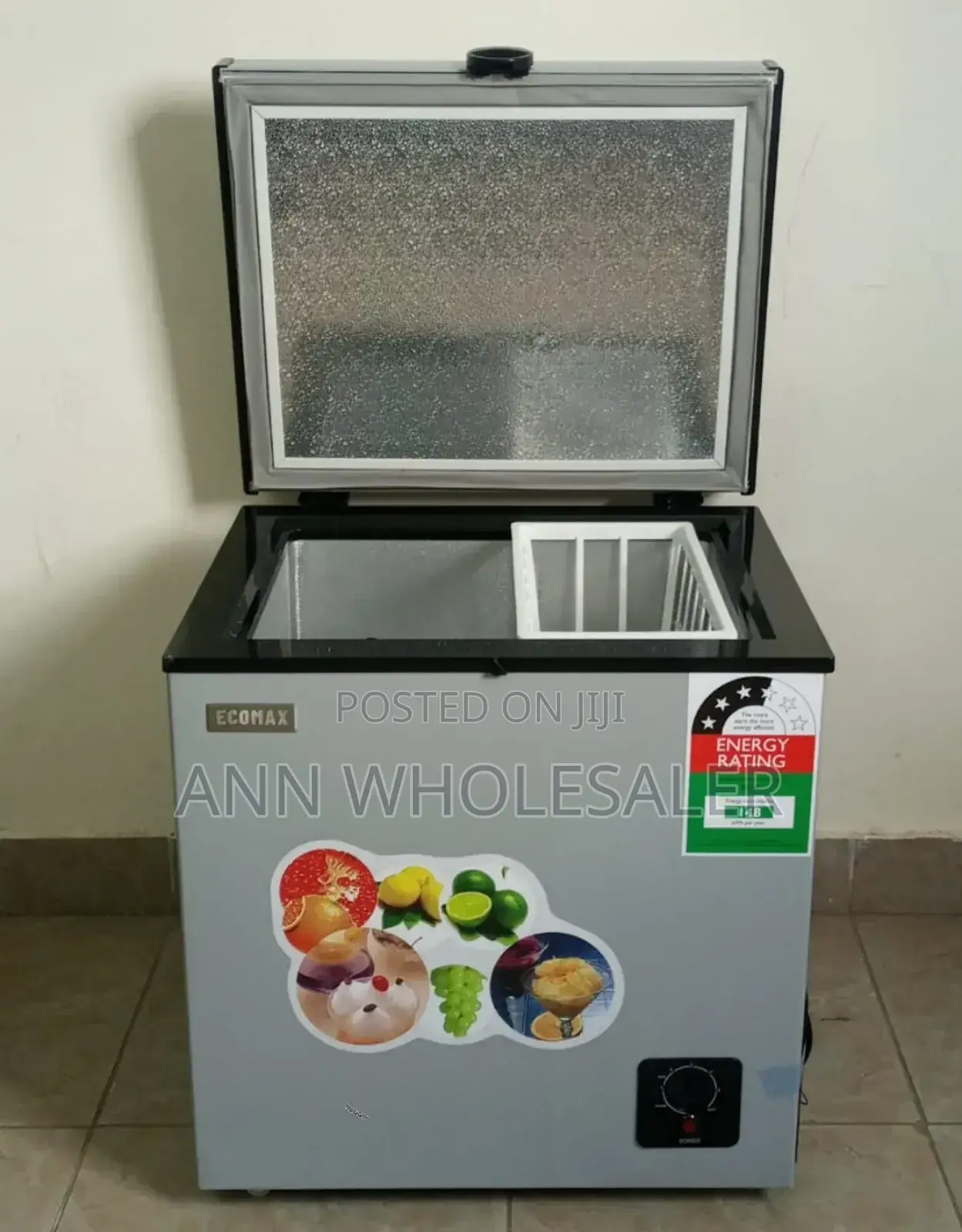 Grey 90L Ecomax Chest Freezer E/60l-Dl