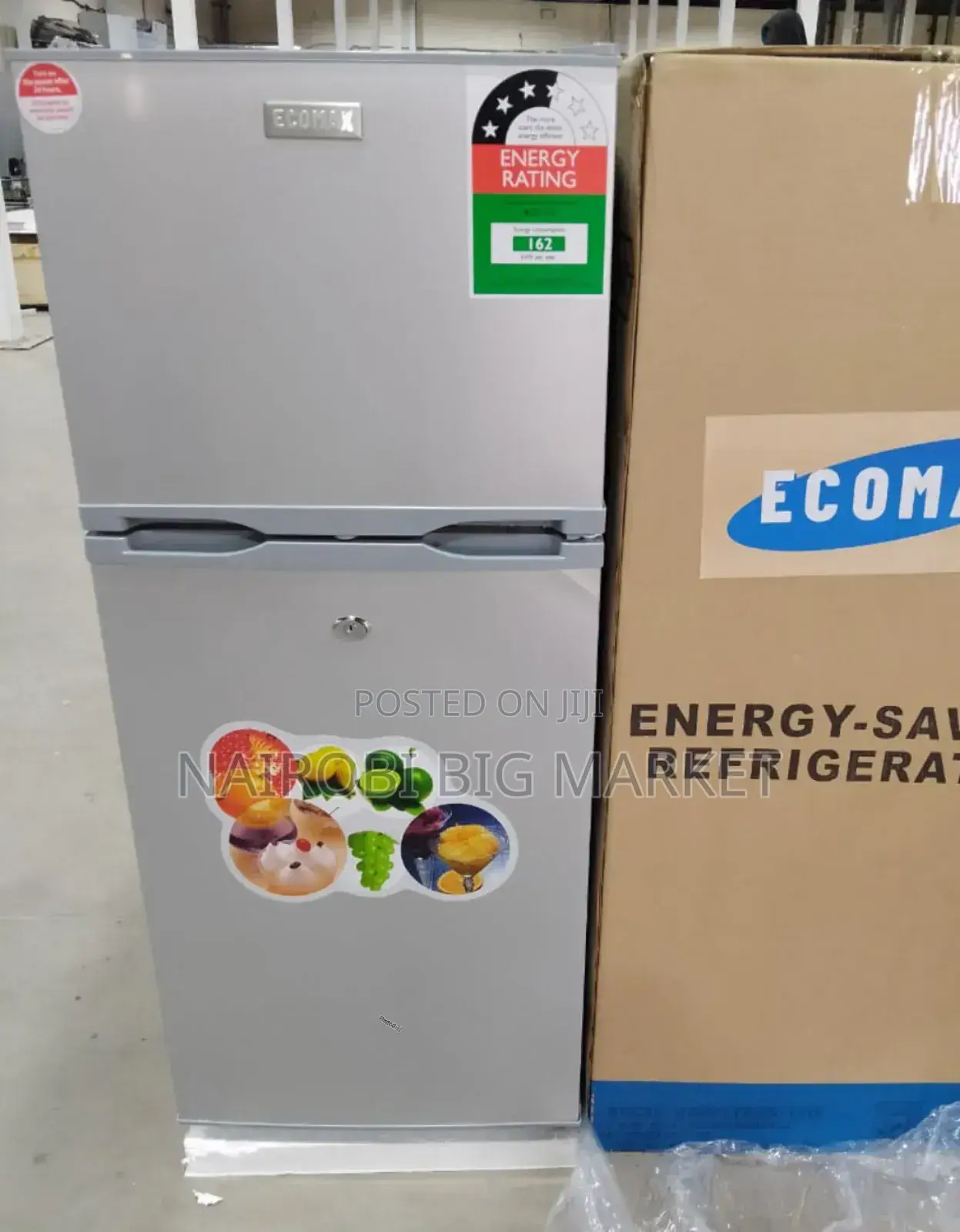 Ecomax 118 Litres Double Door Fridge E/118ld