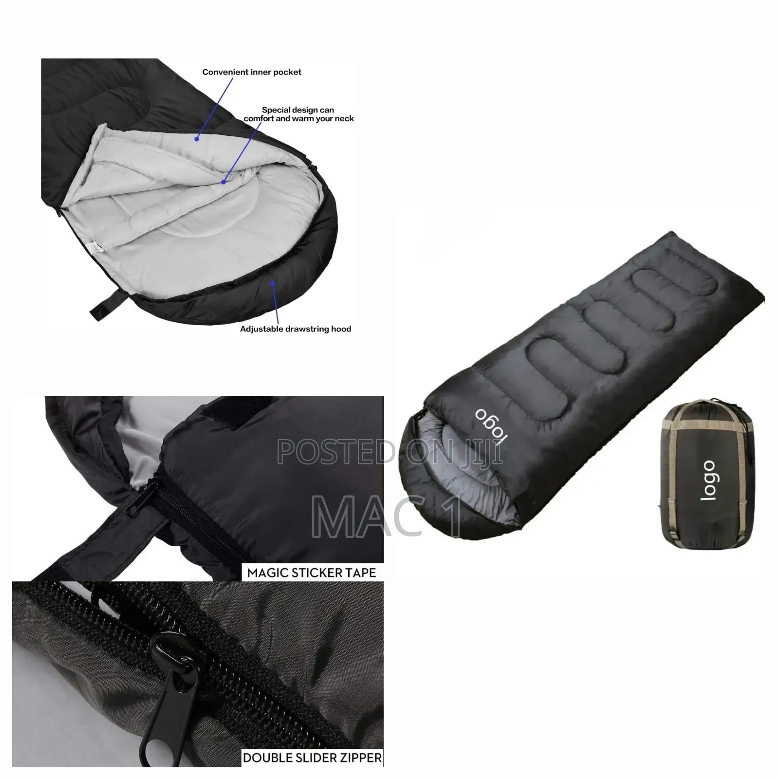 Black Sleeping Bag