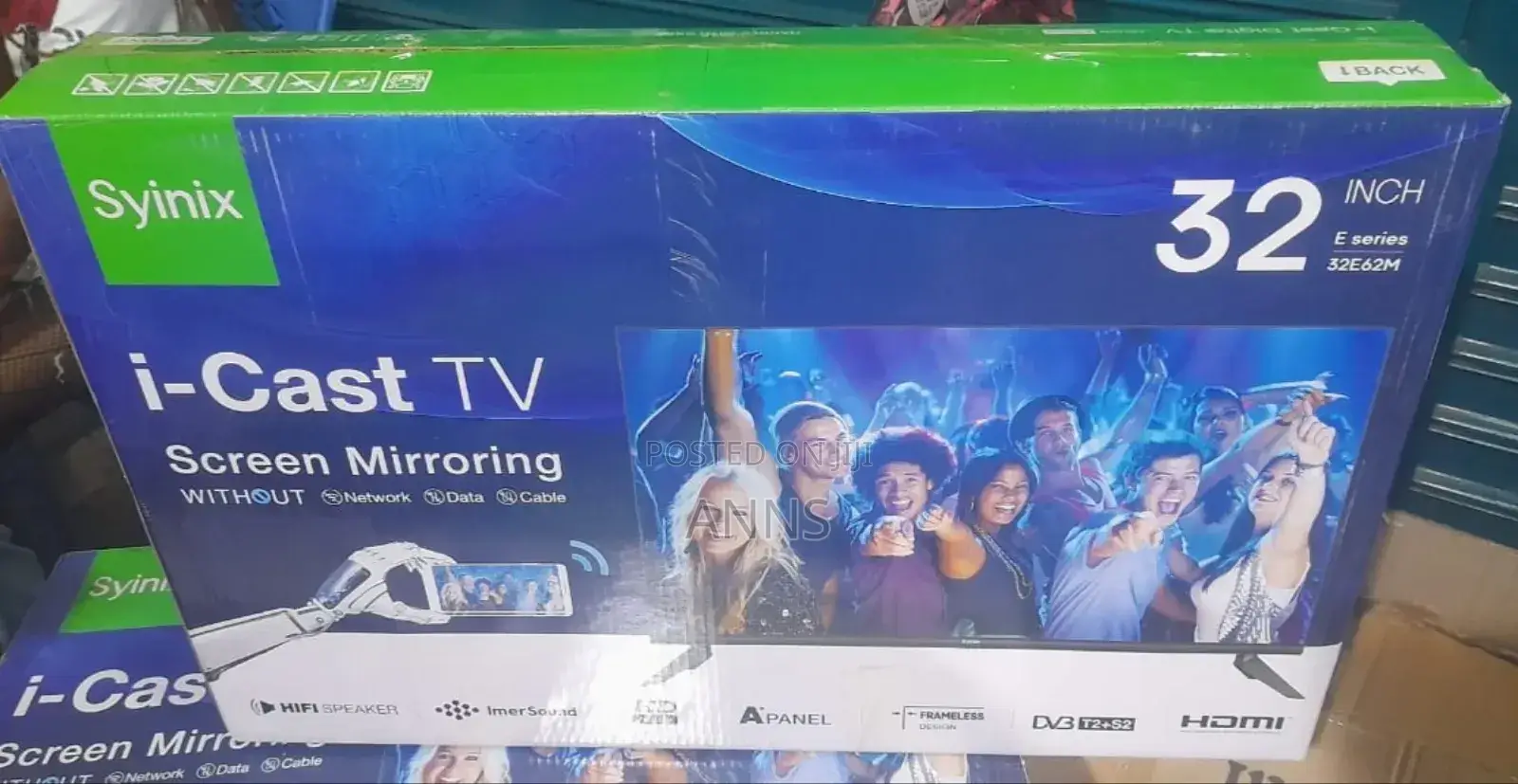 Syinix 32 Inch Digital I-Cast Television
