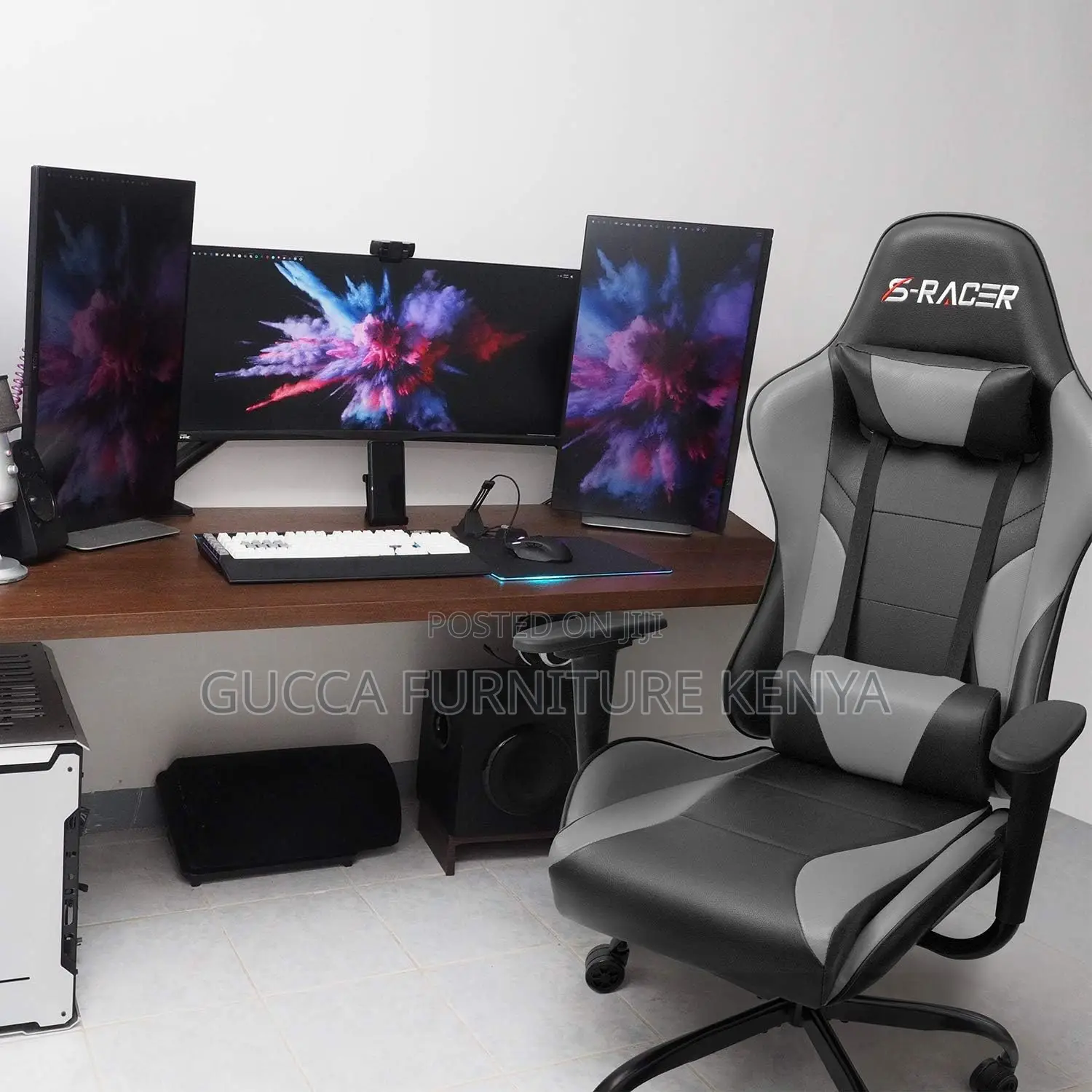 Office Chairs: Ergonomic High Back Racing Desk Gamer Chair