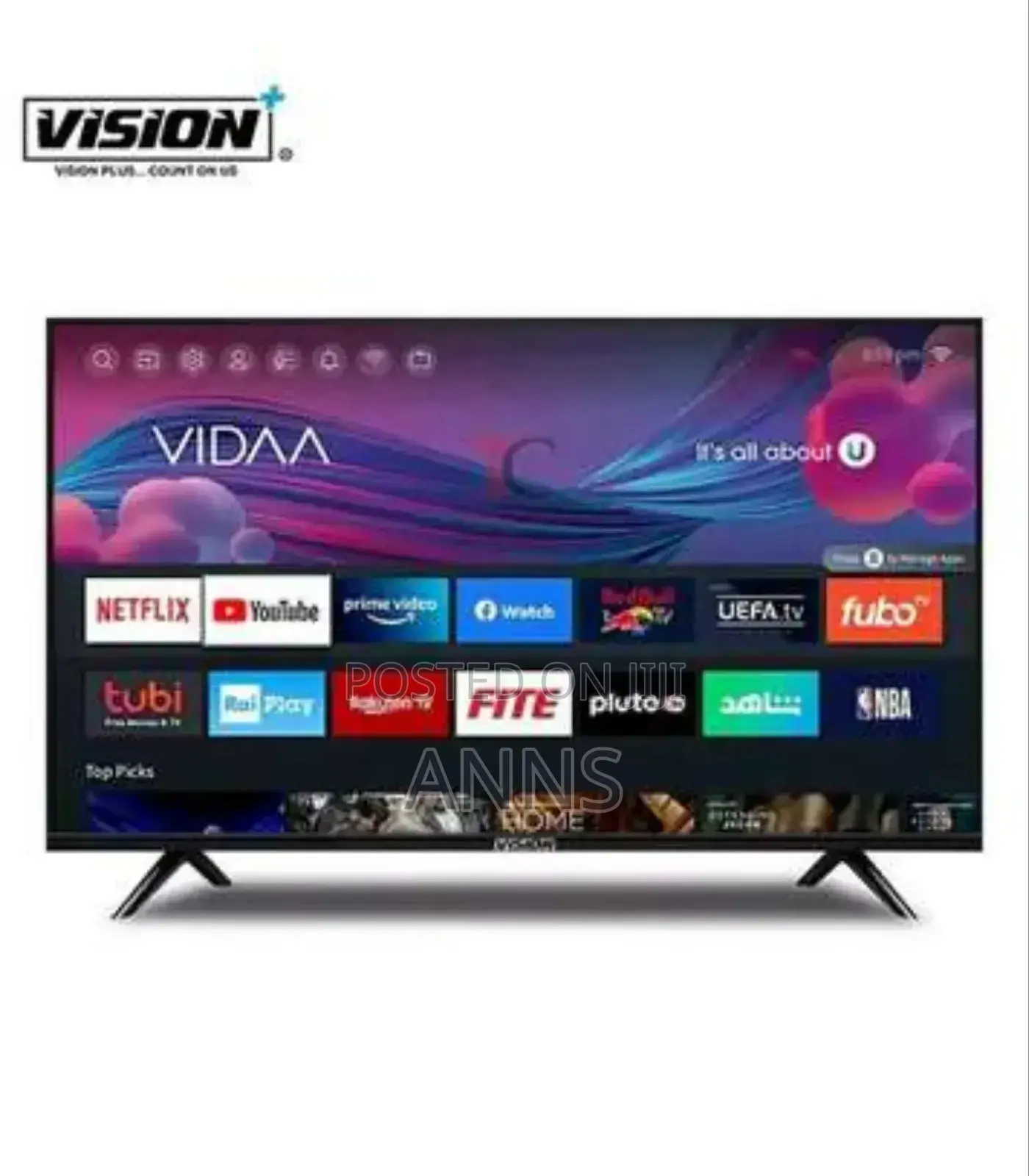 Vision 55 Inch Smartt Frameless Television