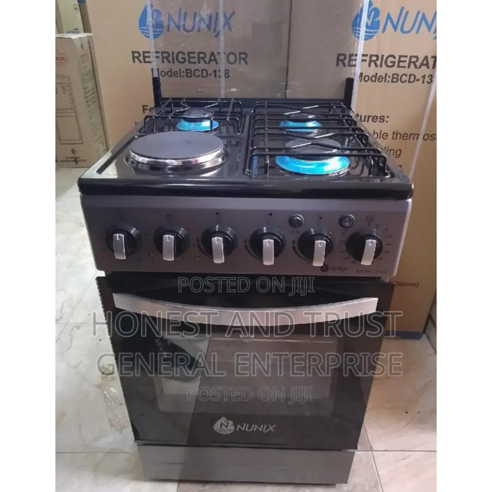 3+1 Nunix Cooker. Electric Oven