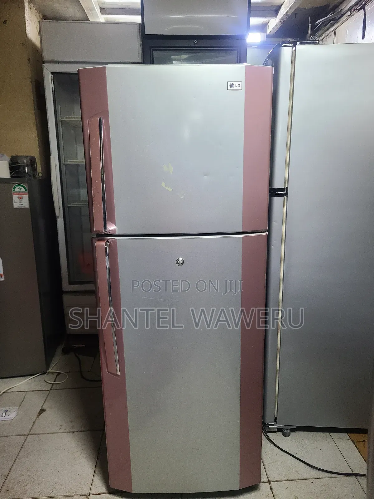 Neat Lg Double Door Fridge Frost Free