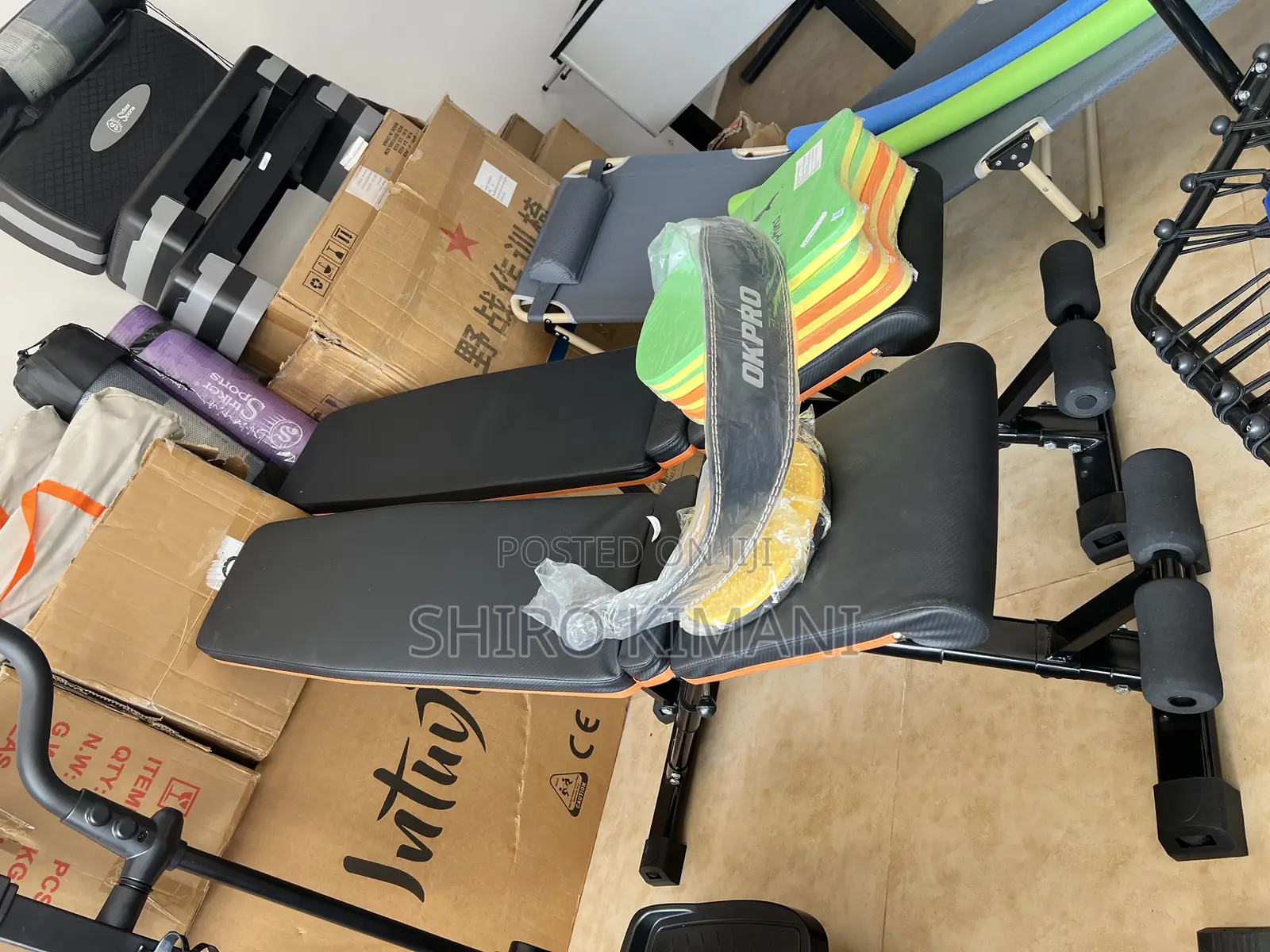 Gym Weight Bench Adjustable With Inclines and Declines