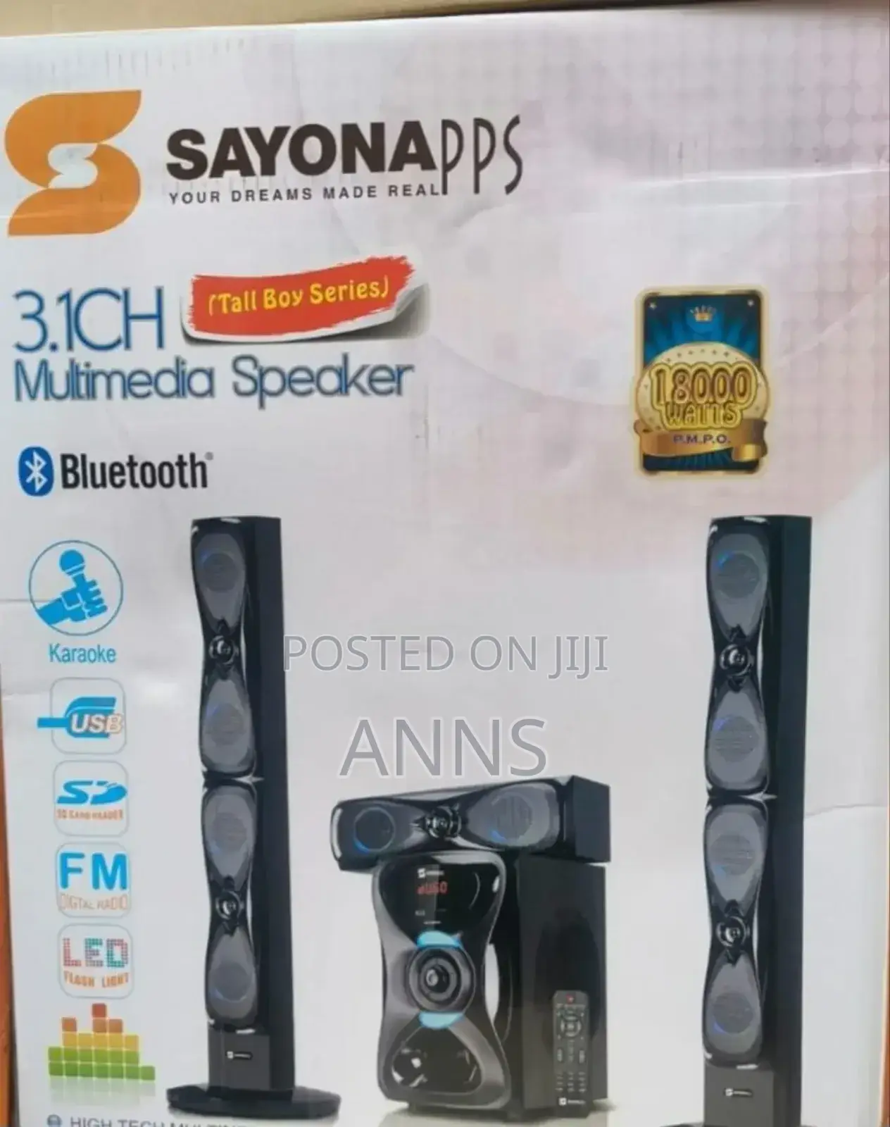 Sayona 1204 Amazing 3.1 Home Theatre Sound System