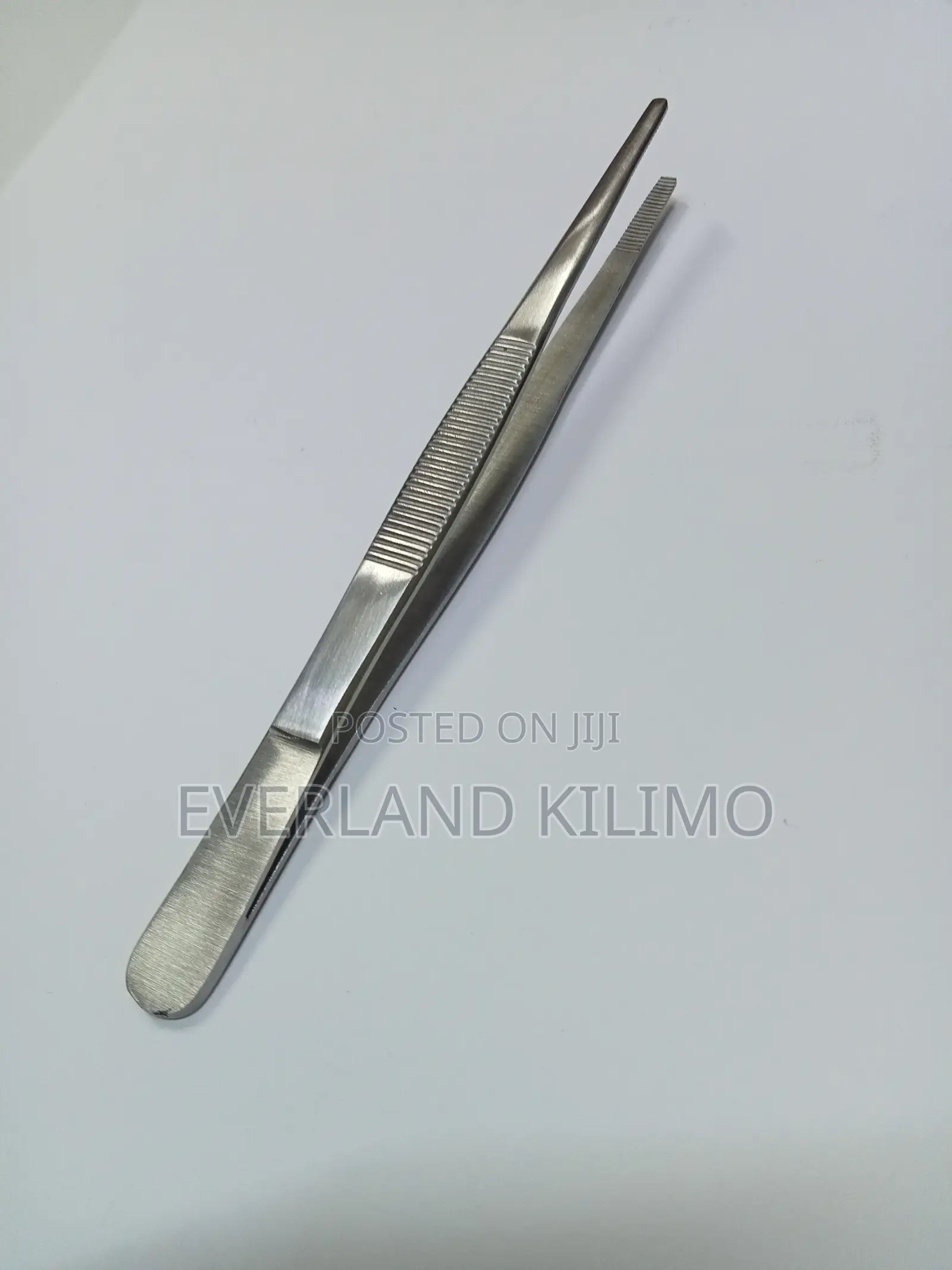 Professional Tweezers Serrated Straight Tips