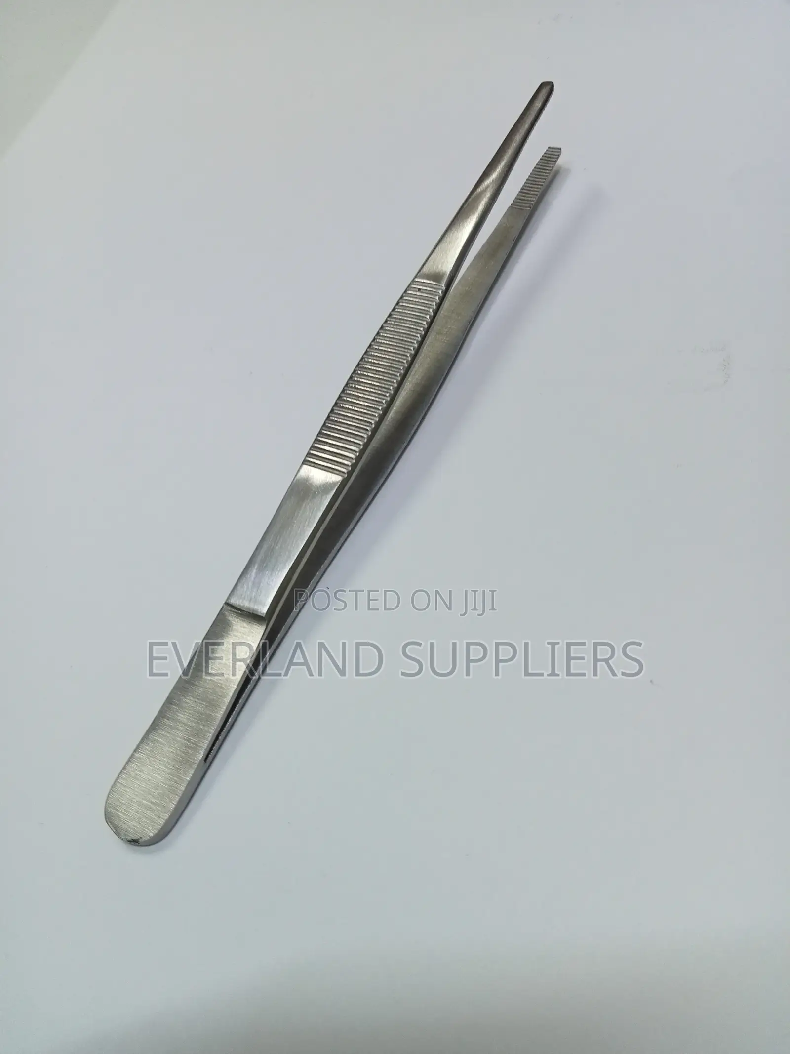 Professional Tweezers Serrated Straight Tips