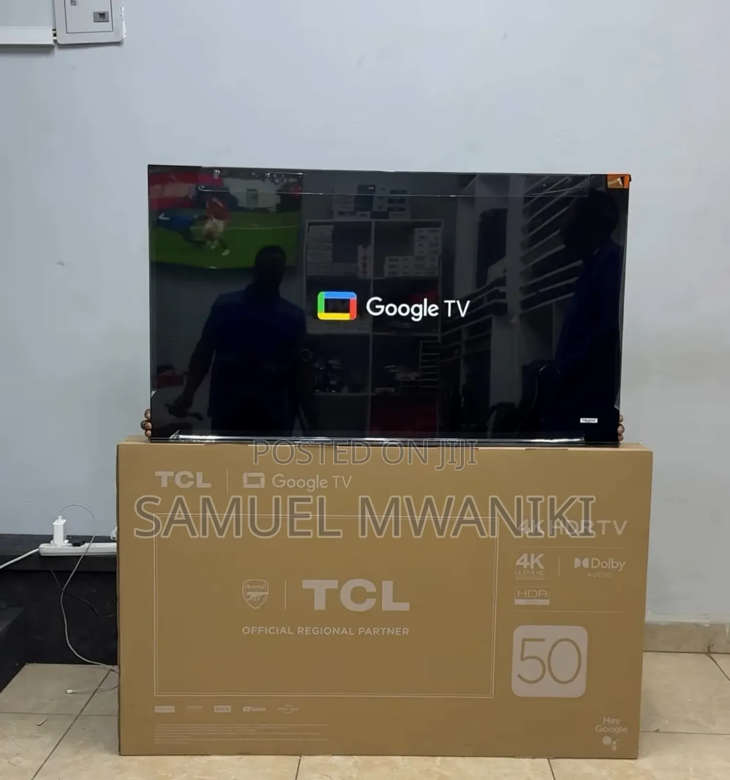 TCL 50" Uhd HDR Google Tv
With Voice Command