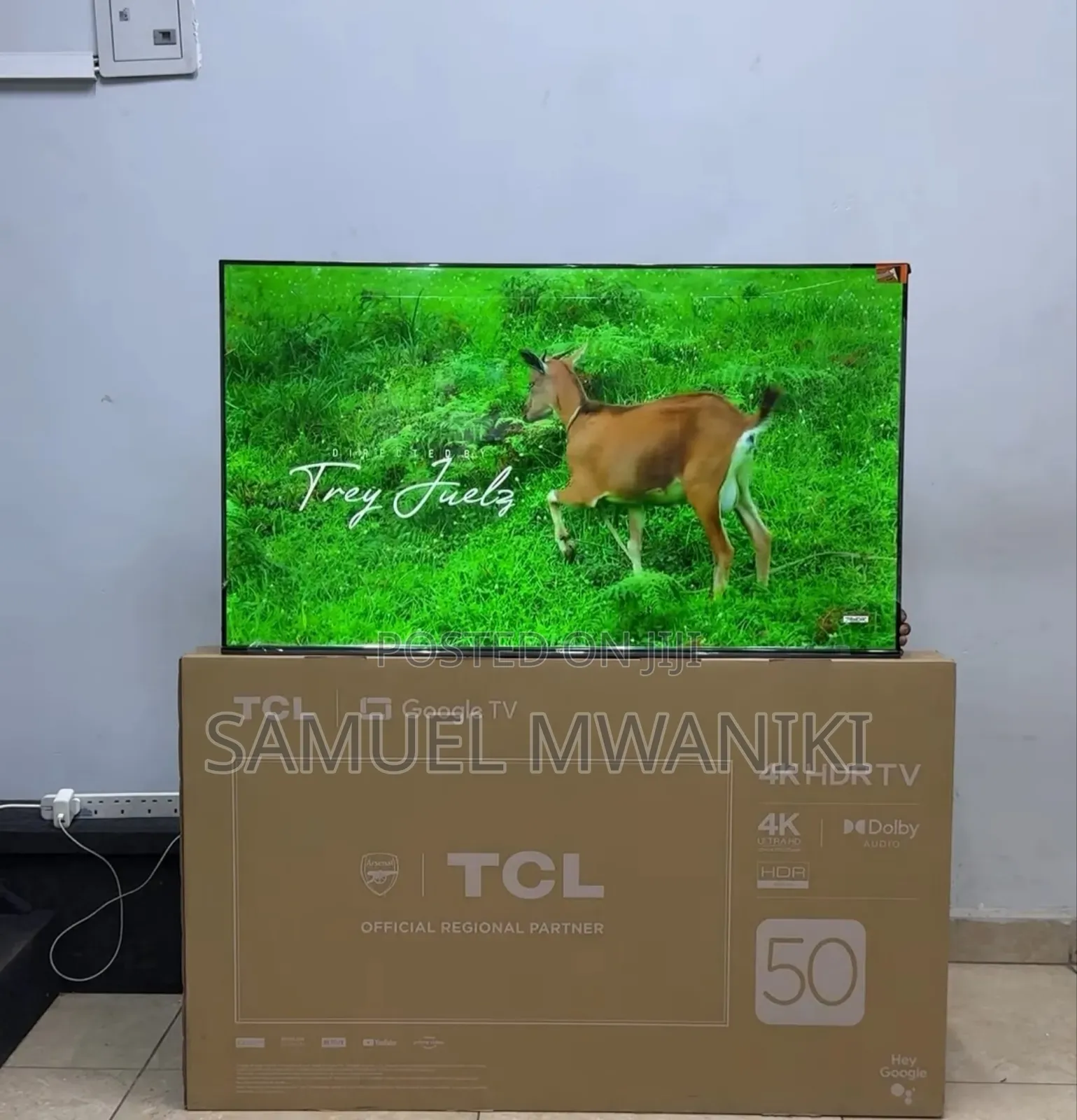 TCL 50" Uhd HDR Google Tv
With Voice Command
