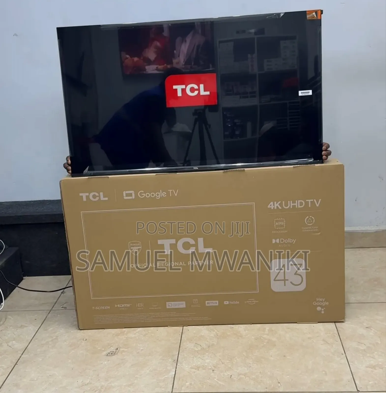 TCL 43" P635 Uhd Google TV Netflix Youtube Bluetooth