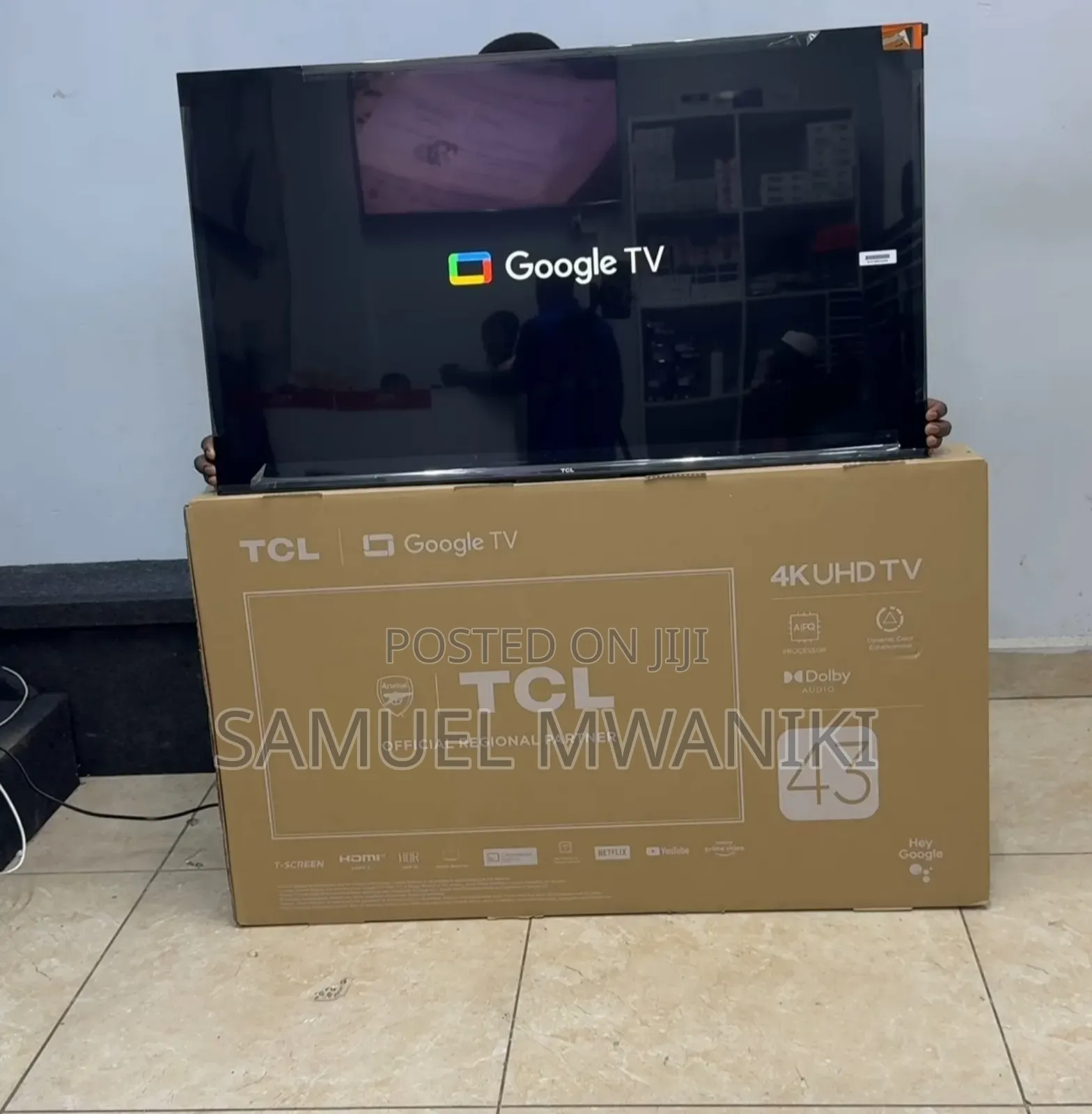 TCL 43" P635 Uhd Google TV Netflix Youtube Bluetooth