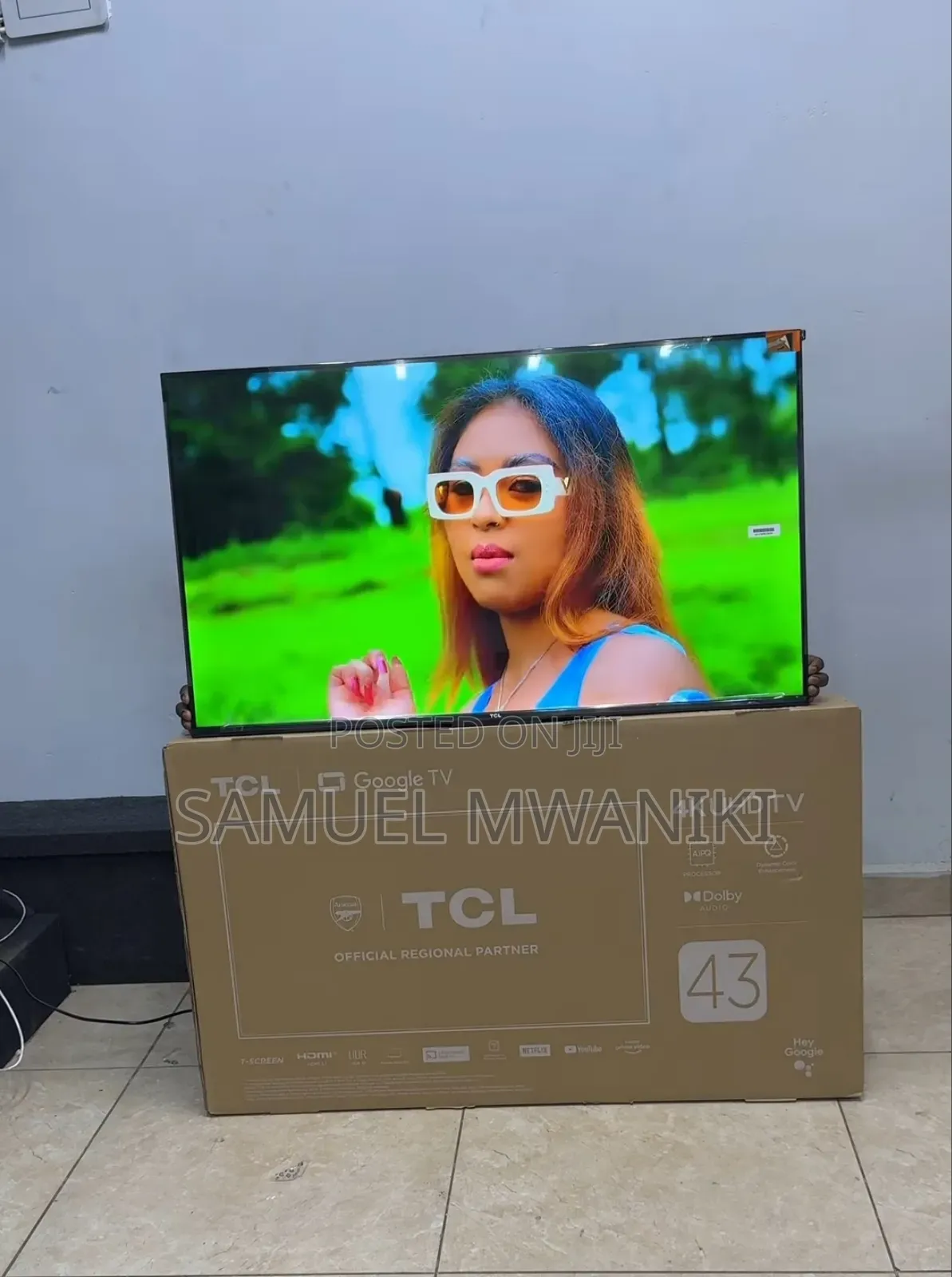 TCL 43" P635 Uhd Google TV Netflix Youtube Bluetooth