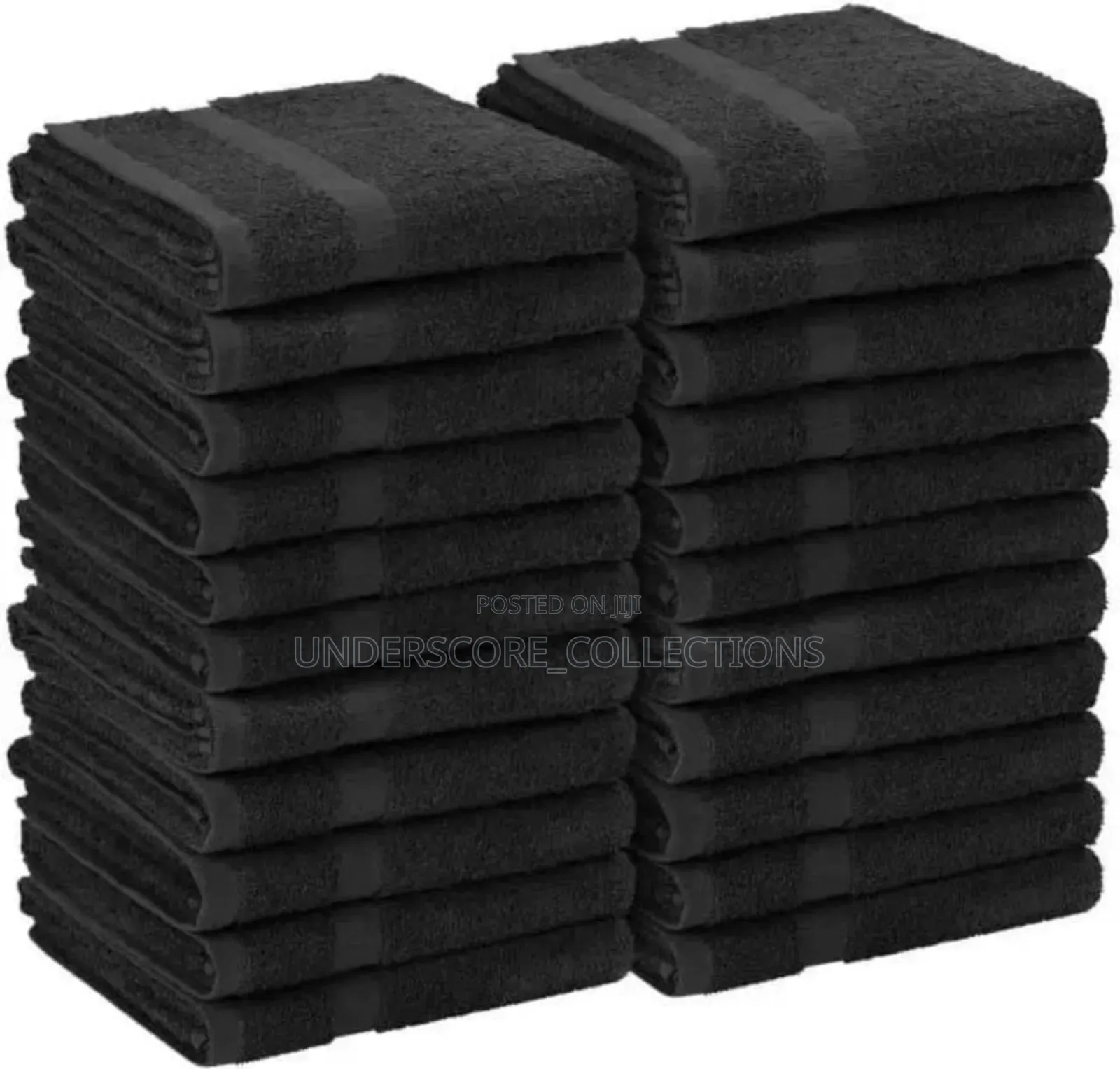 Black Salon Towels 60*100