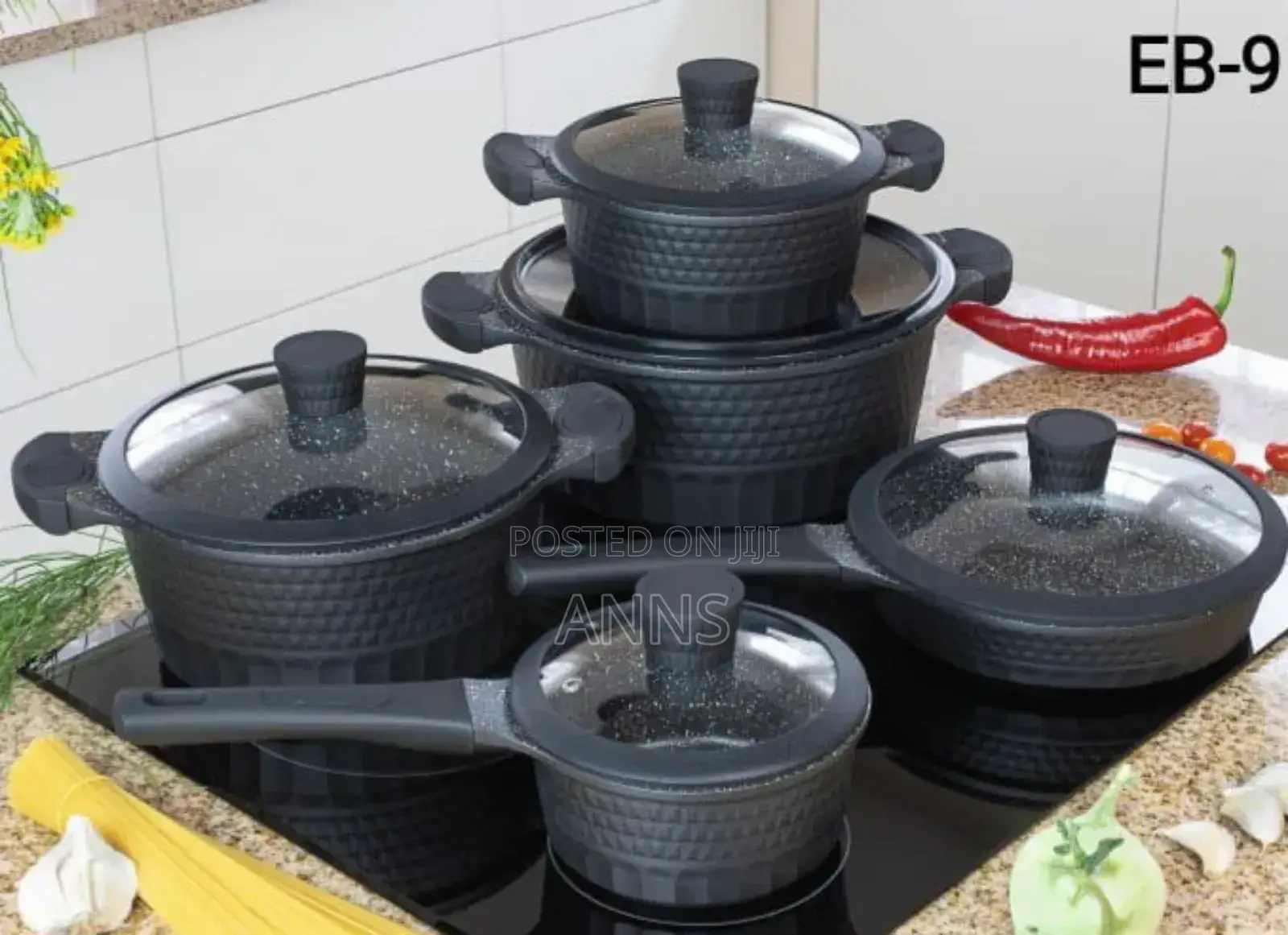 *Edenburg 10pc Cookware Set