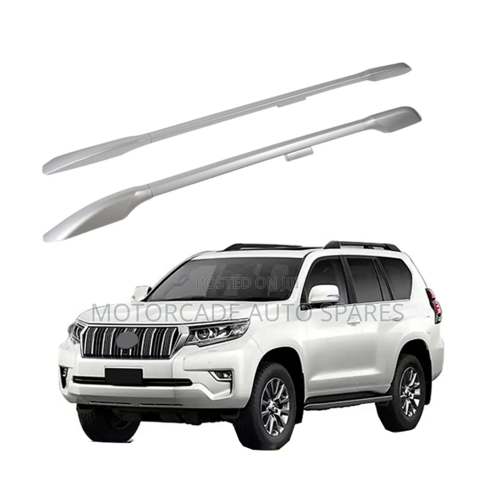 Toyota Landcruiser Prado 2012-2020 Silver Roof Rails