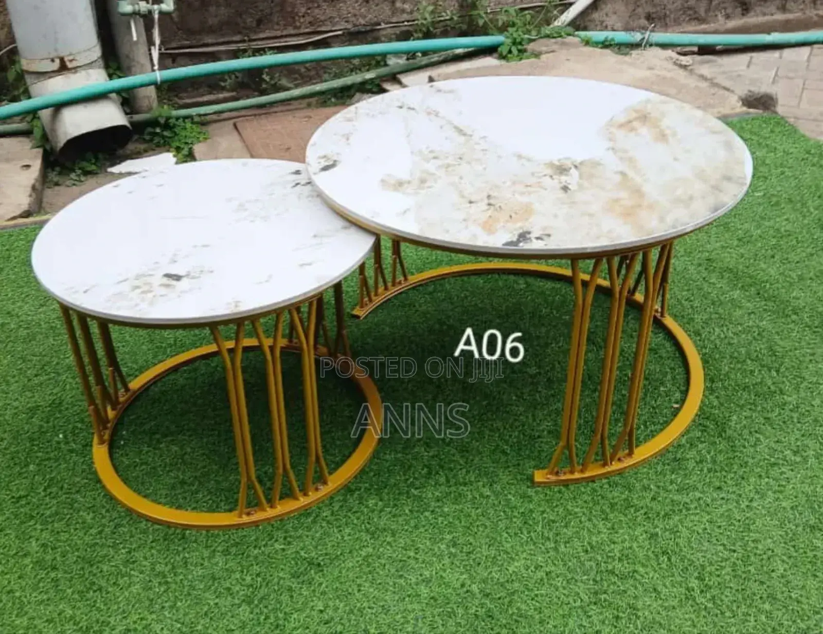 New Model Luxury Pure Ceramic Marble Nesting Coffee Tables
