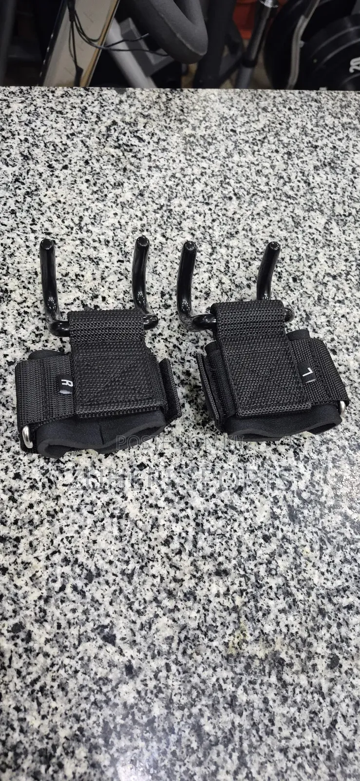 Deadlift Hooks Heavy Duty Use With Padded Wrist Support
