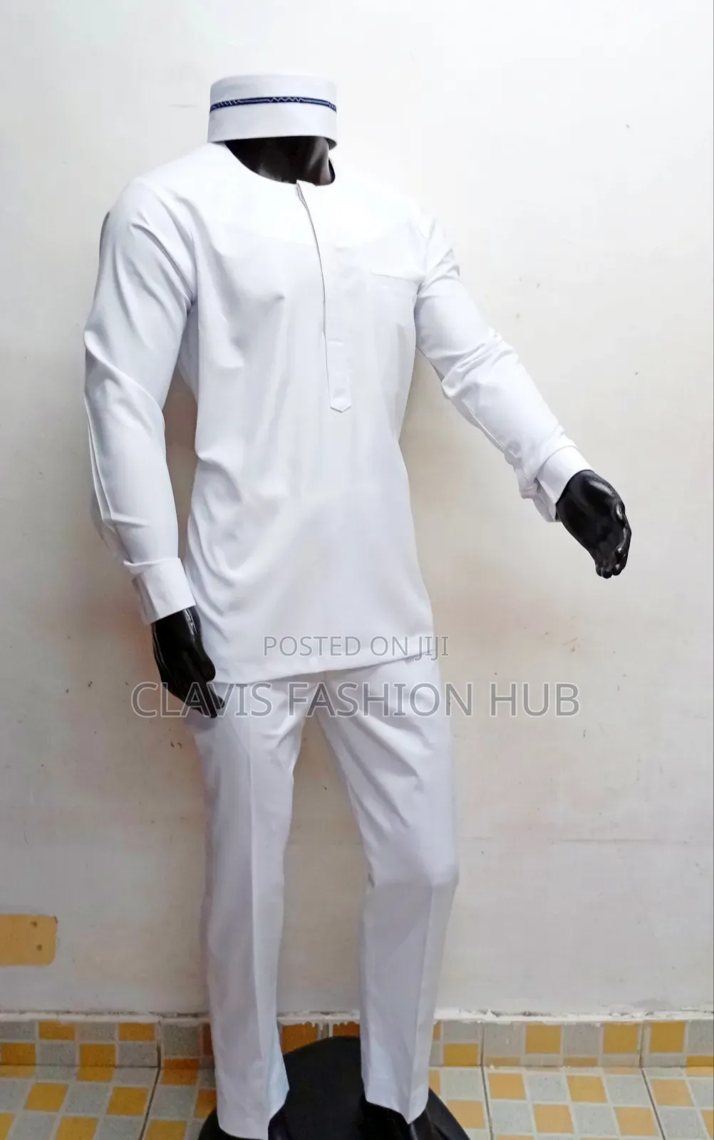 Nigerian Agbada Set Shirt, Trousers, Outer Cover