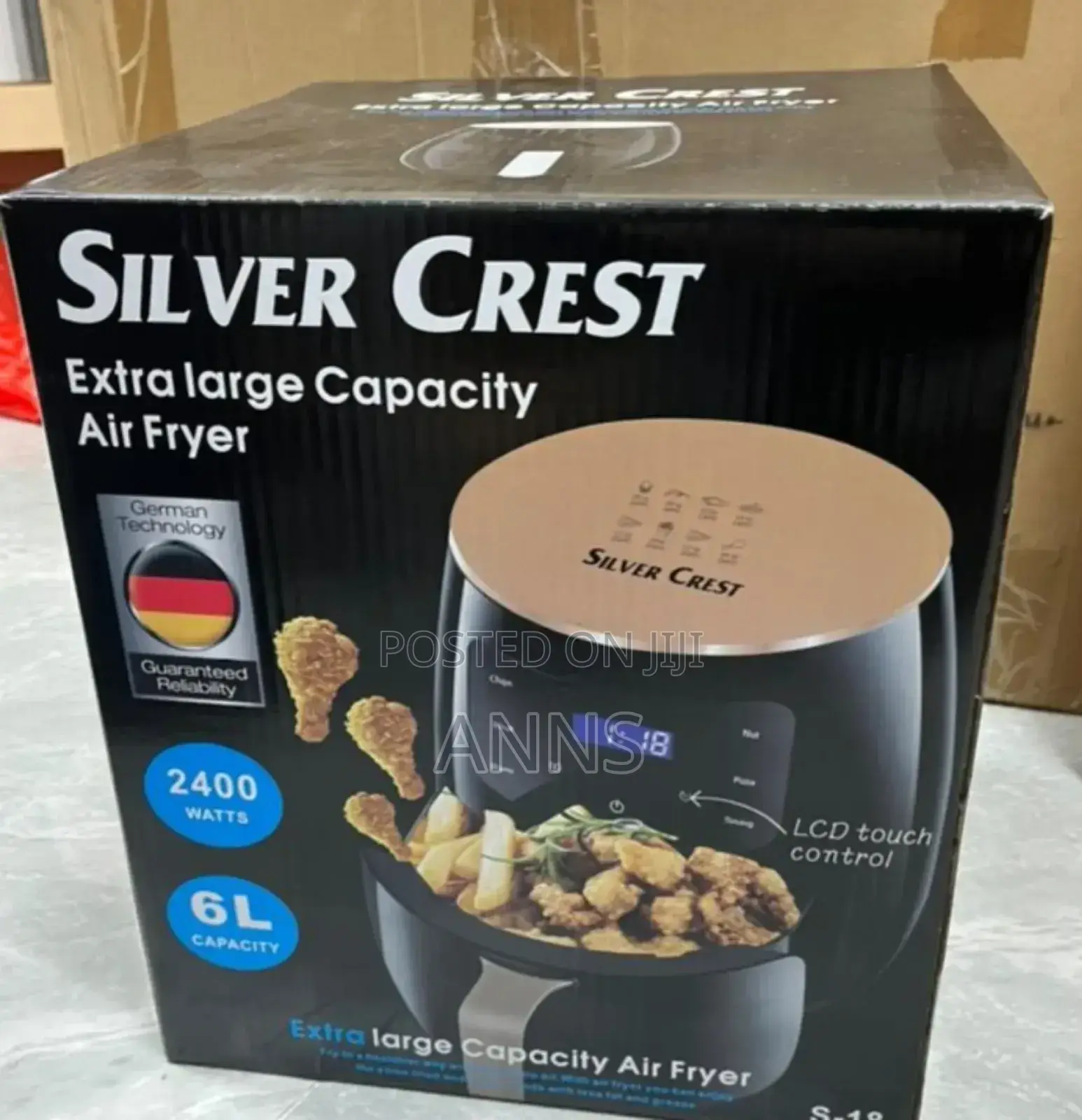 Silvercrest 6 Litres ~ 2400W Healthier Cooking Air Fryer
