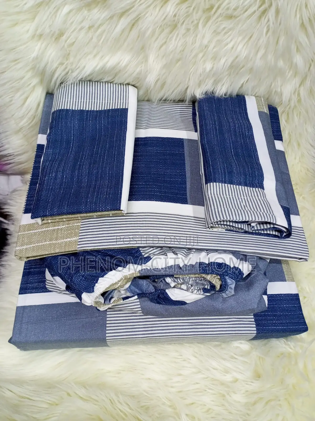 Patterned 5pc Mattress Cover Set