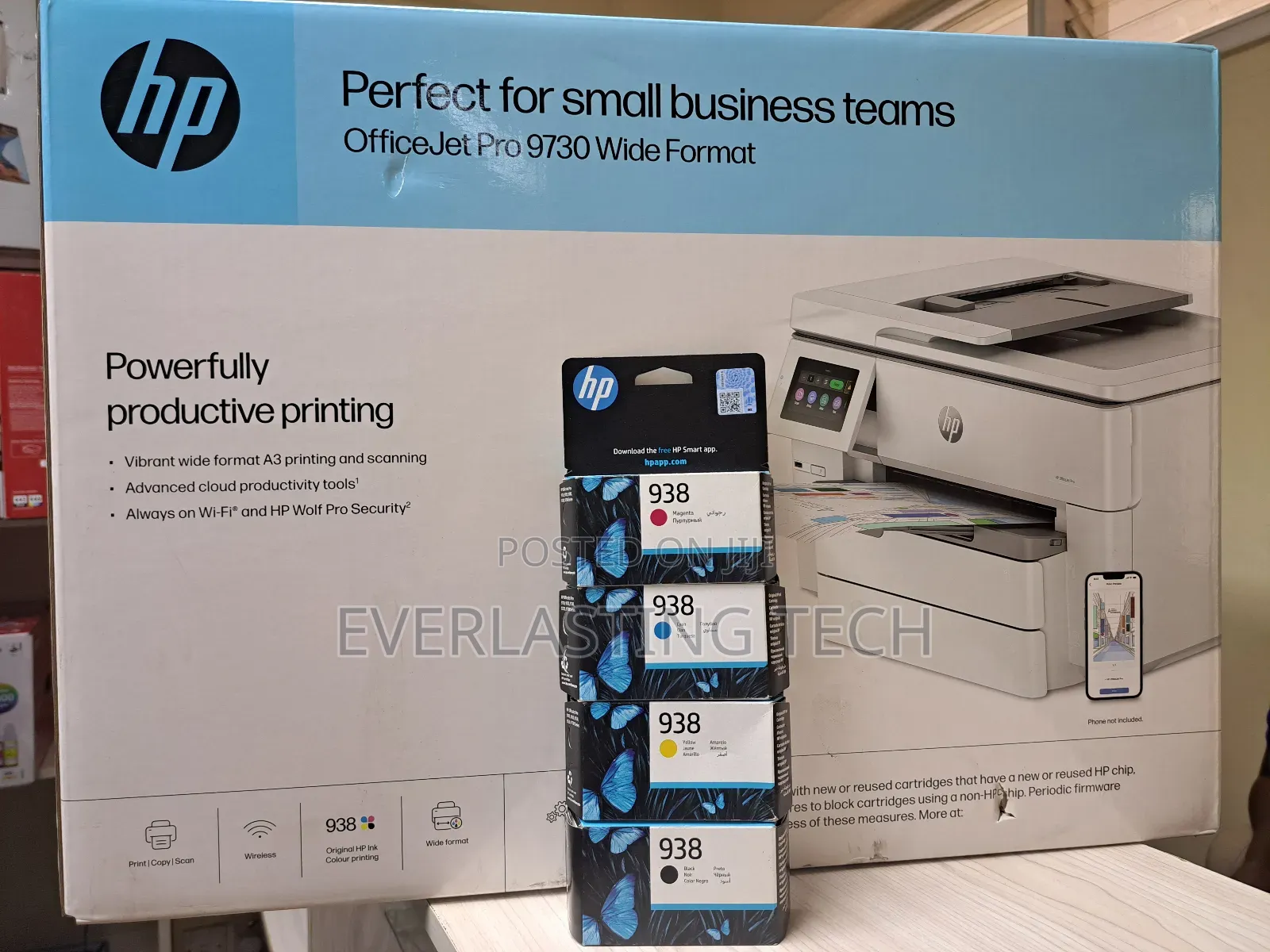 HP 938 Original Ink Cartridge- Black