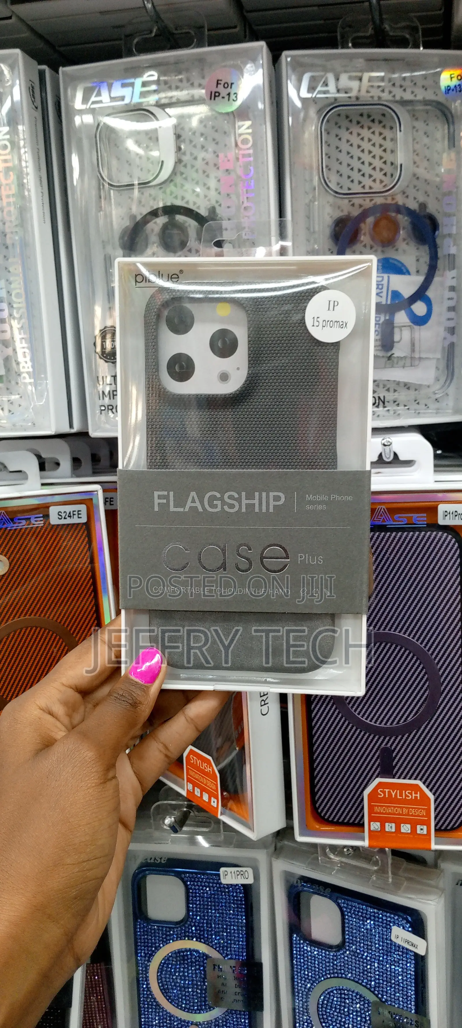 iPhone 15 Pro Max Nylon Carbon Fiber Case Military-Grade