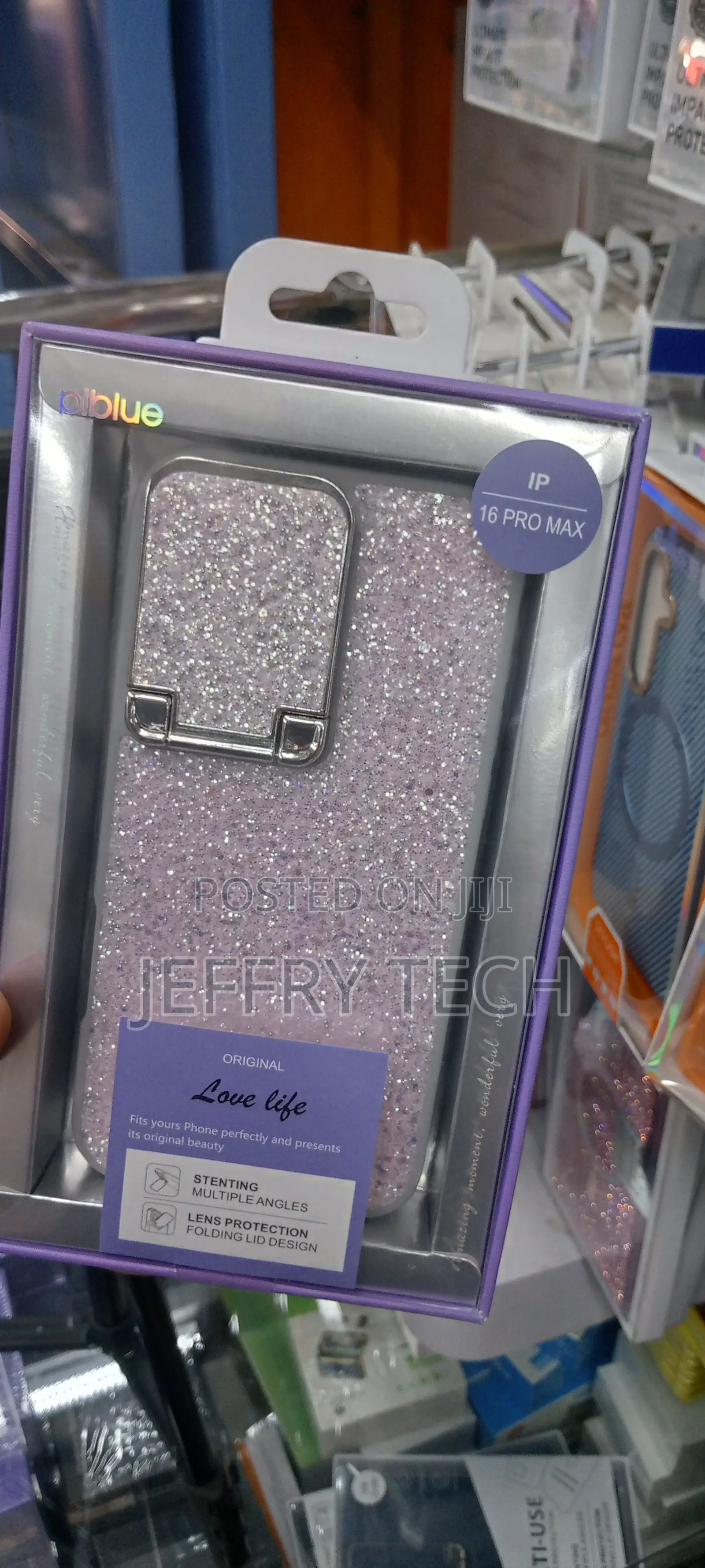 Stenting Love Life Glitter Girly Case for iPhone 16 Pro Max